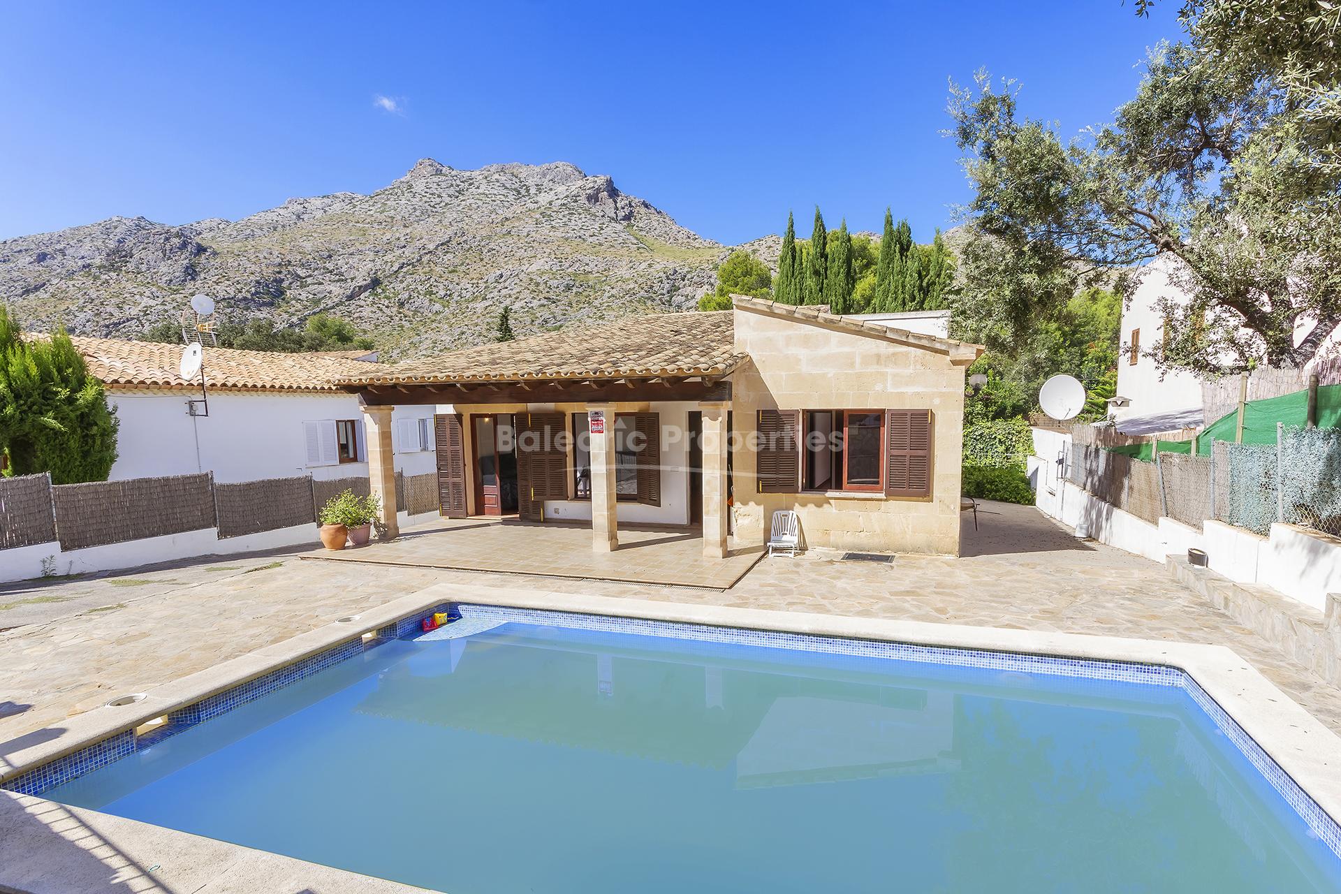Encantadora villa en venta cerca de la playa en Cala San Vicente, Mallorca