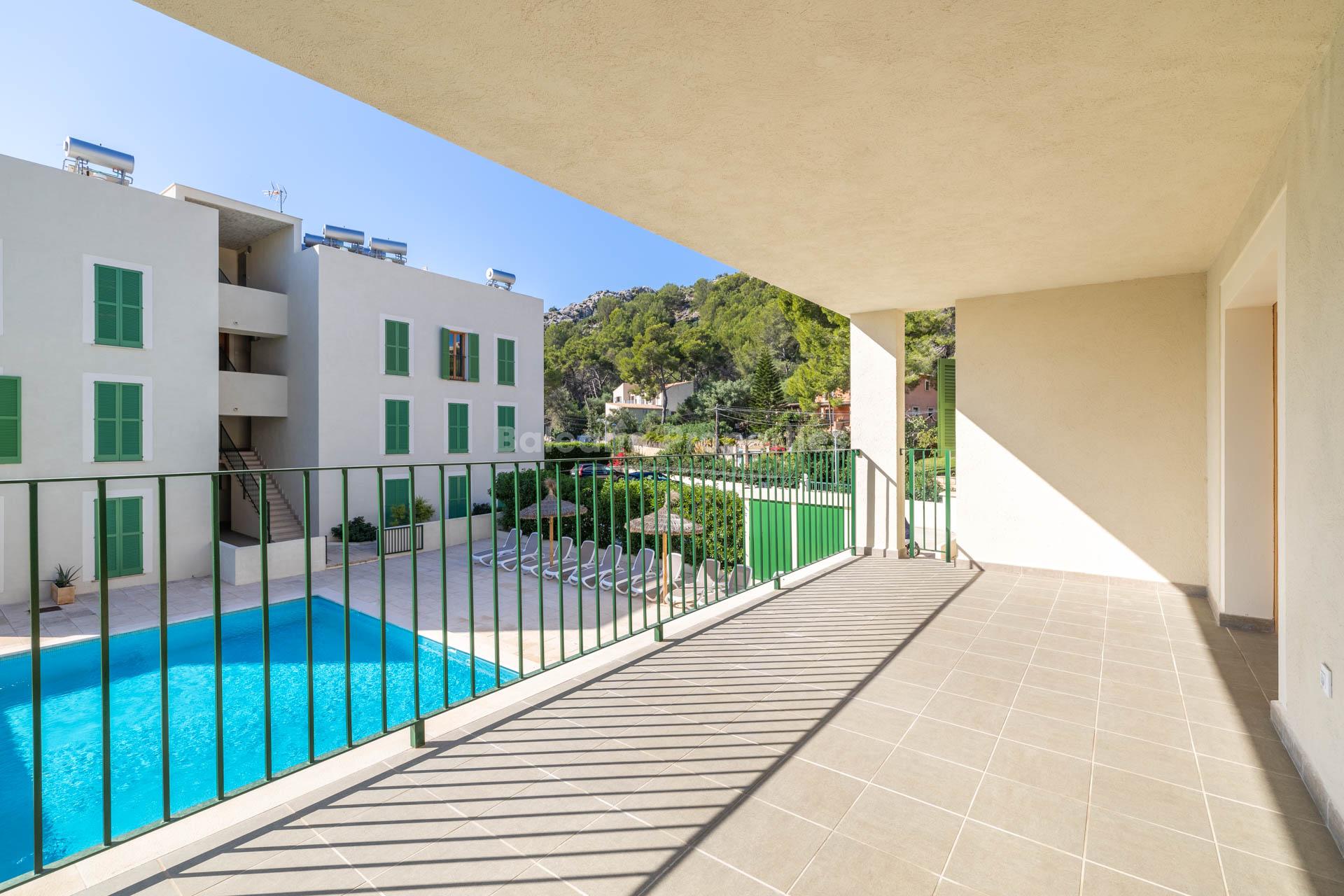 Apartments with community pool for sale in Puerto Pollensa, Mallorca