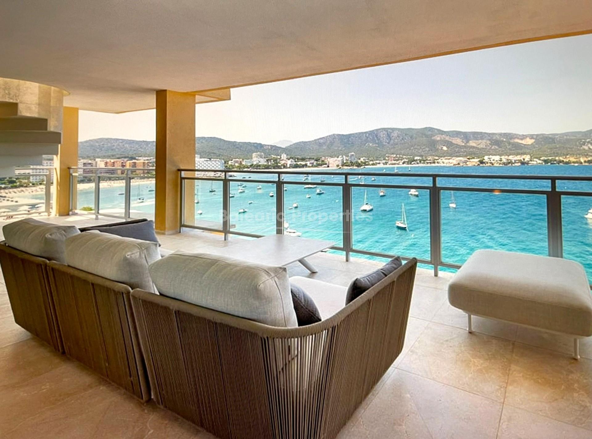 Incredible front line penthouse apartment for sale in Torrenova, Mallorca