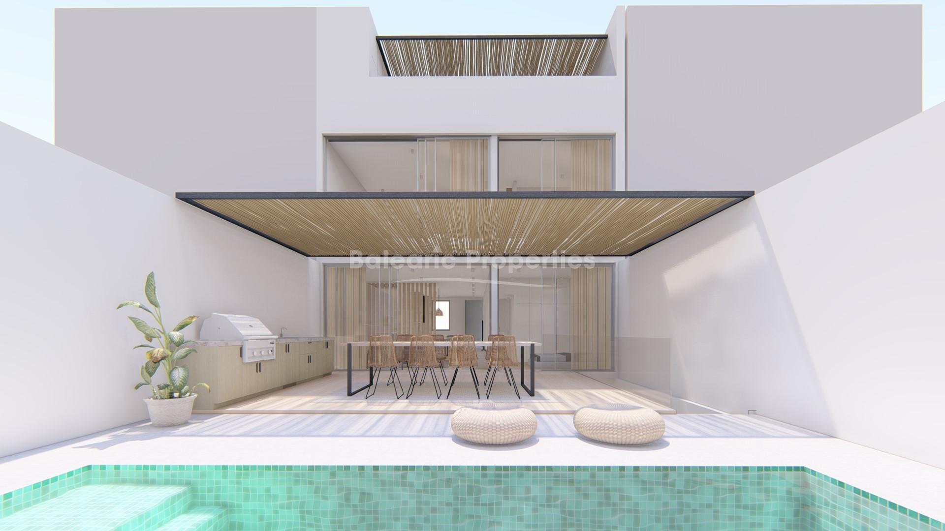 Proyecto de apartamento doble ultramoderno con licencia, en venta en Portixol, Mallorca