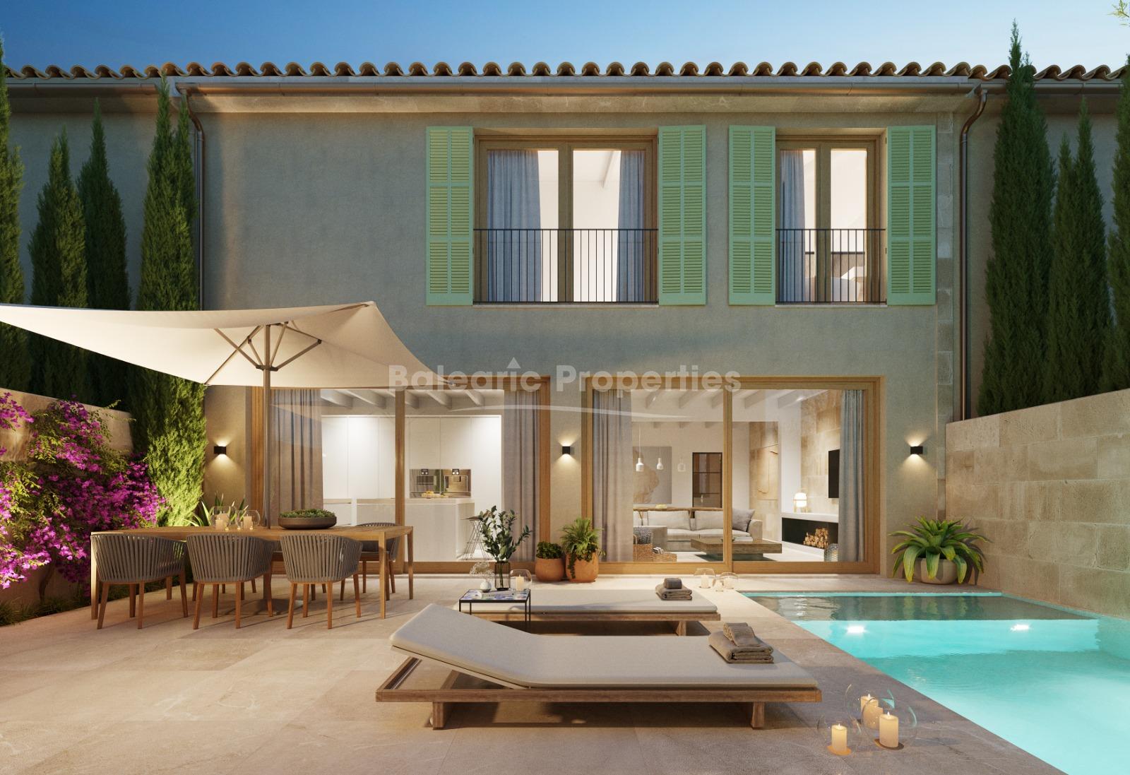Elegant townhouse under construction in the heart of Ses Salines, Mallorca