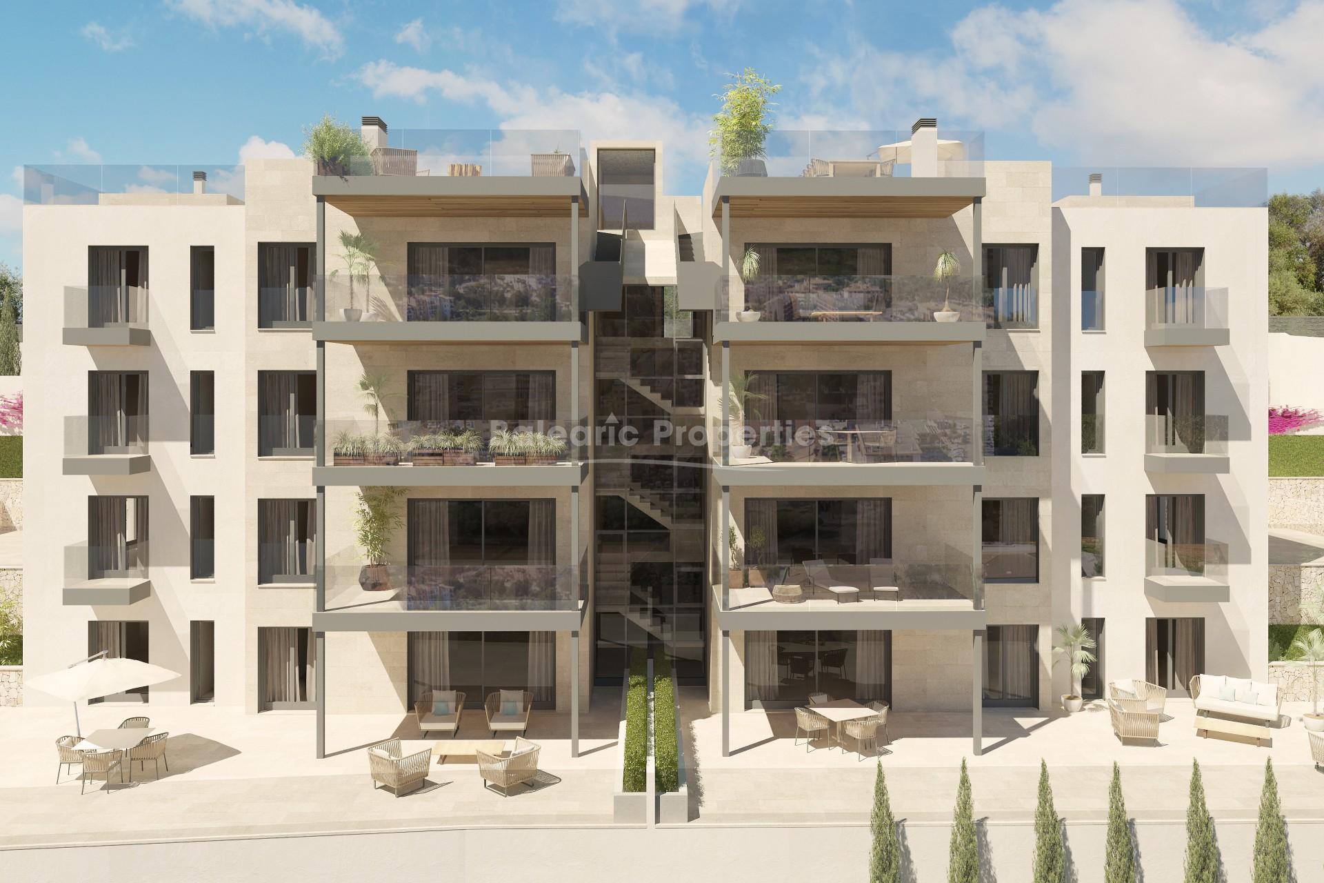 Brand new second floor luxury apartment for sale in Santa Ponsa, Mallorca