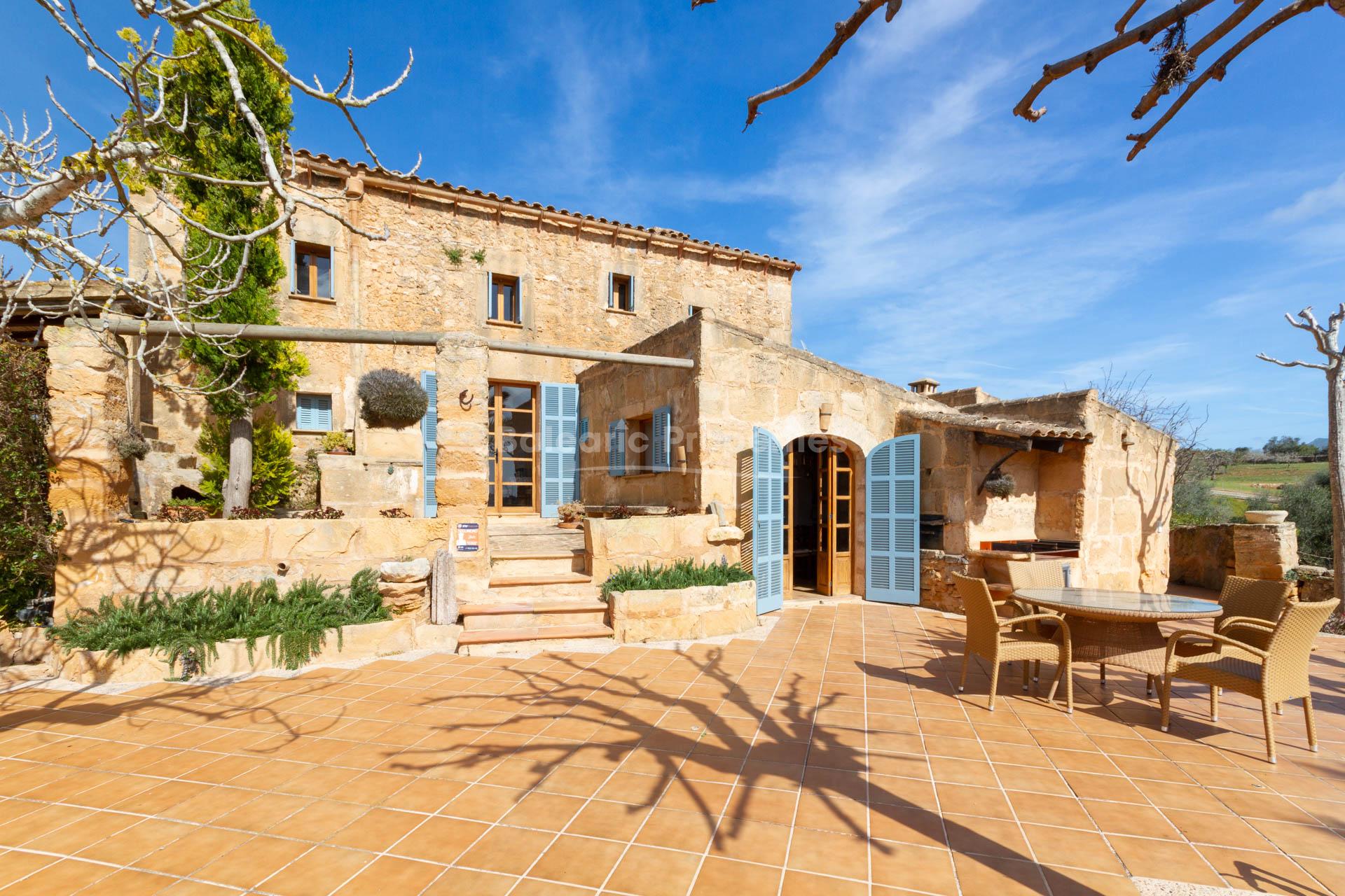 Renovated rustic finca with panoramic views for sale in Artá, Mallorca