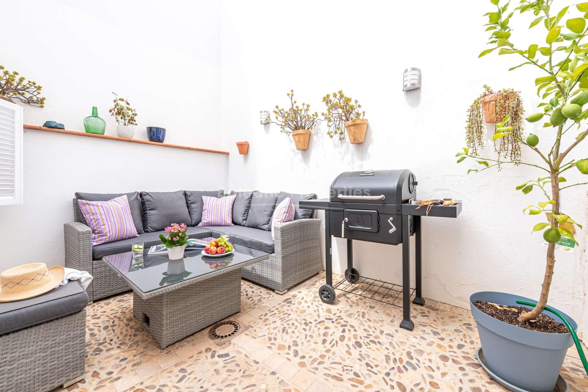 Casa de pueblo reformada en alquiler en el casco antiguo de Pollensa, Mallorca