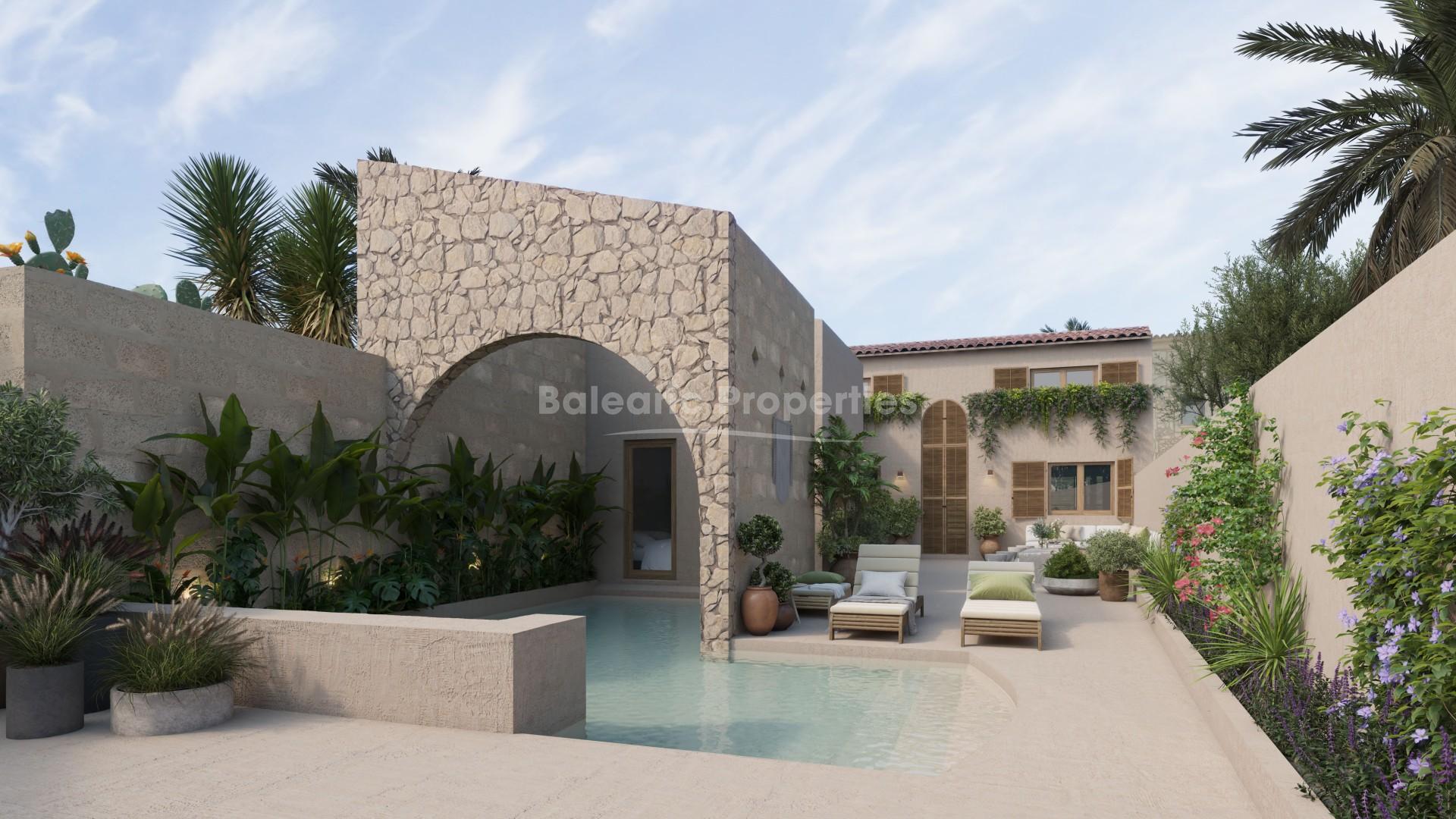 Elegantly renovated house with pool for sale in Muro, Mallorca