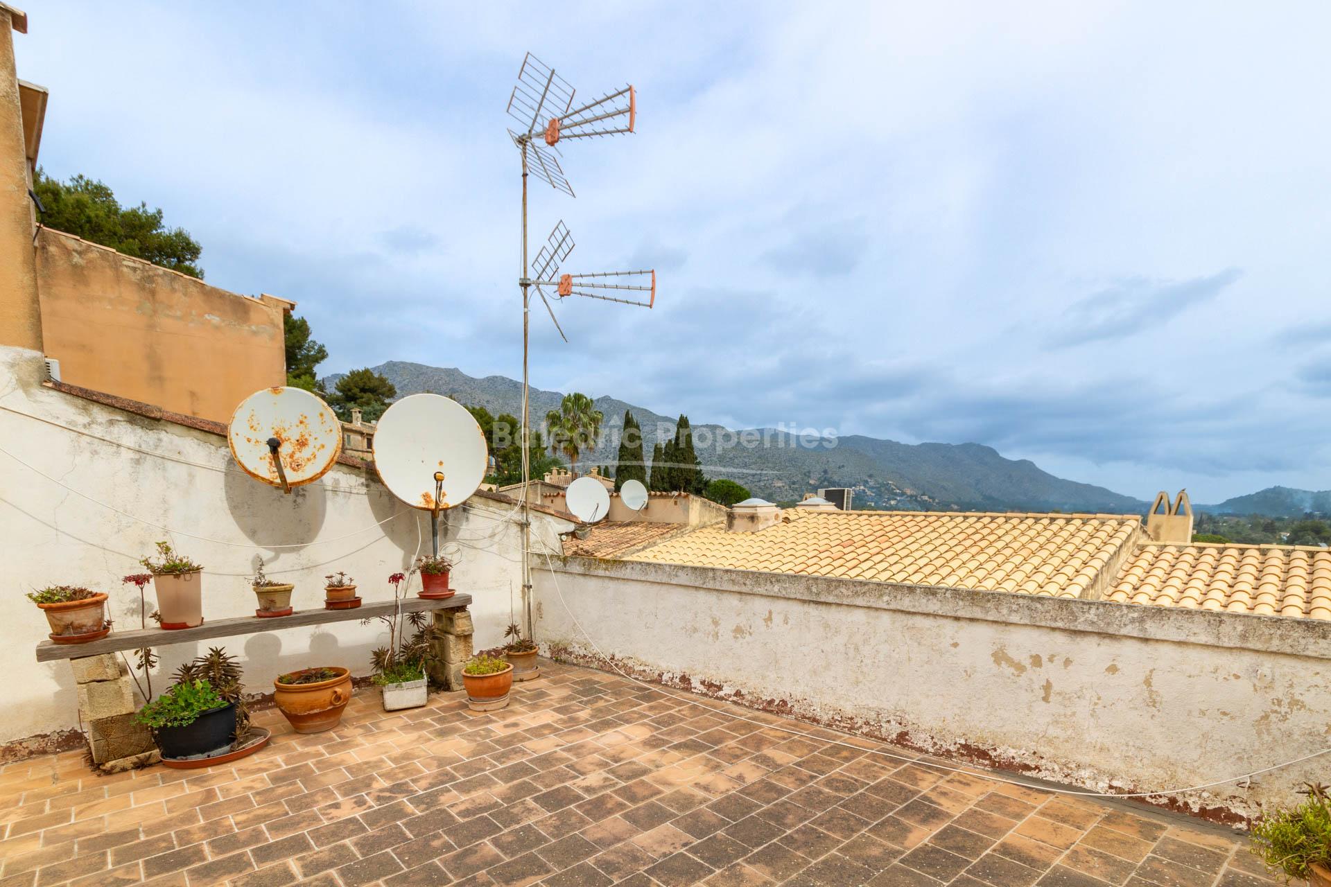 Traditional house with incredible views, for sale in Pollensa, Mallorca