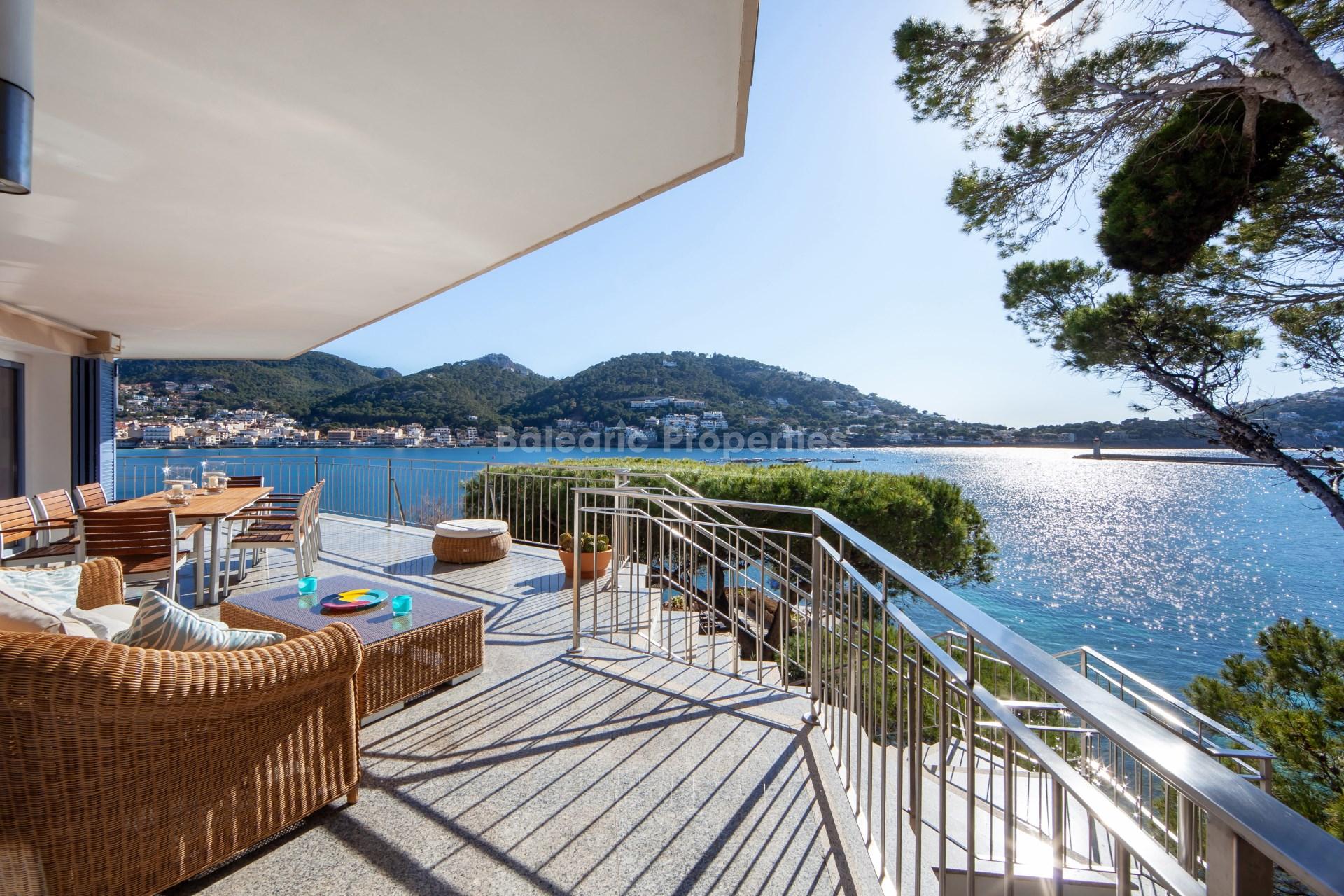 Exclusive villa with private mooring for sale in Puerto Andratx, Mallorca