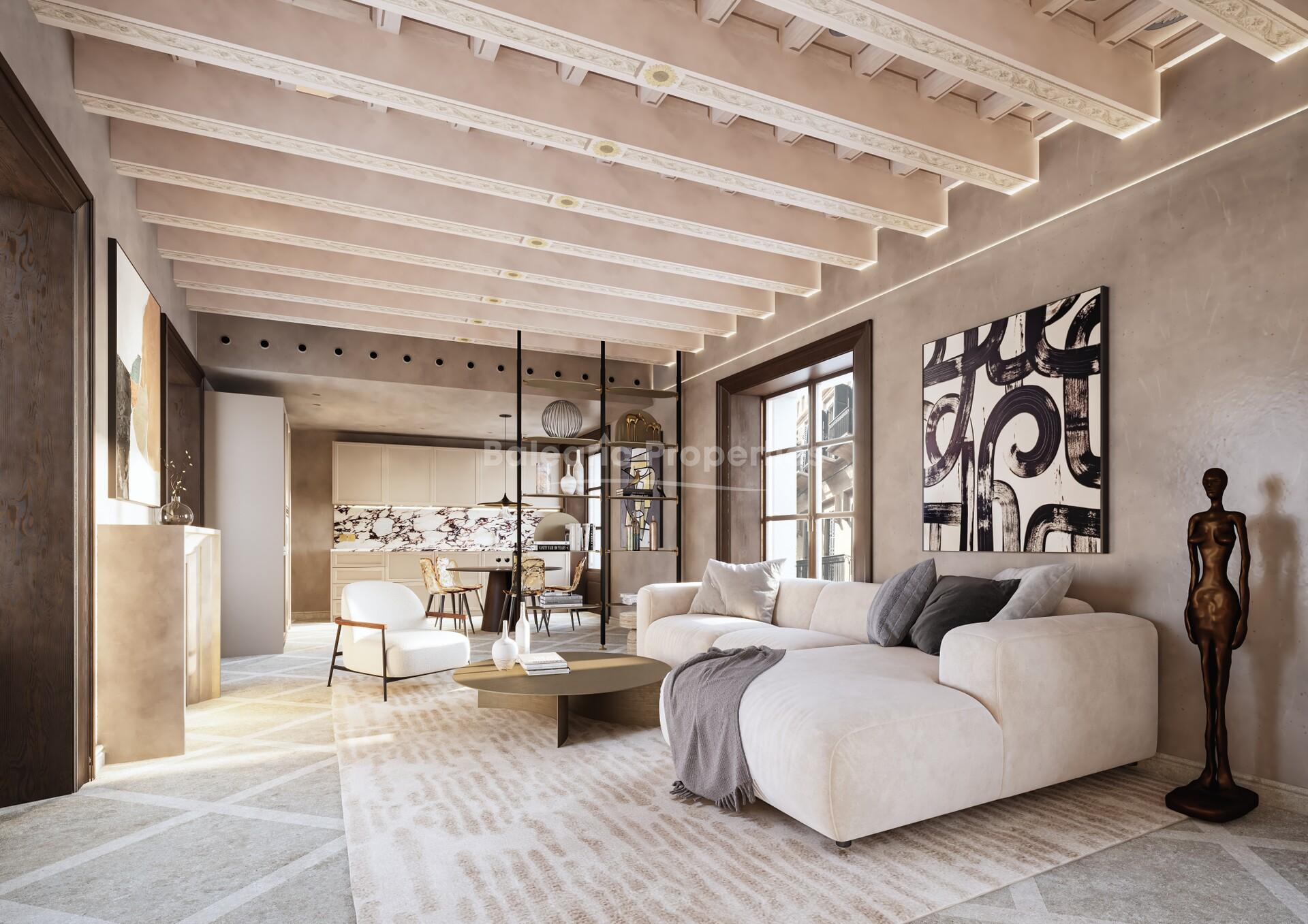 Ground floor duplex apartment for sale in Palma old town, Mallorca