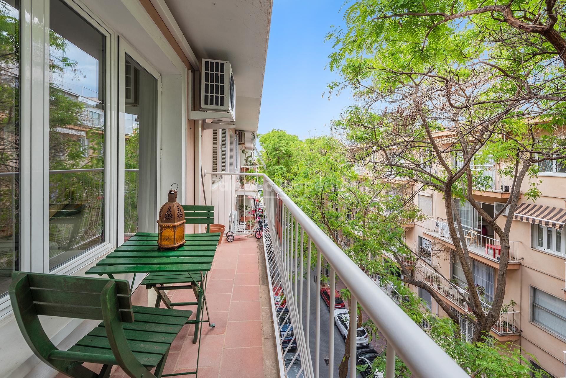 Apartamento reformado con balcones en venta en el corazón de Palma, Mallorca