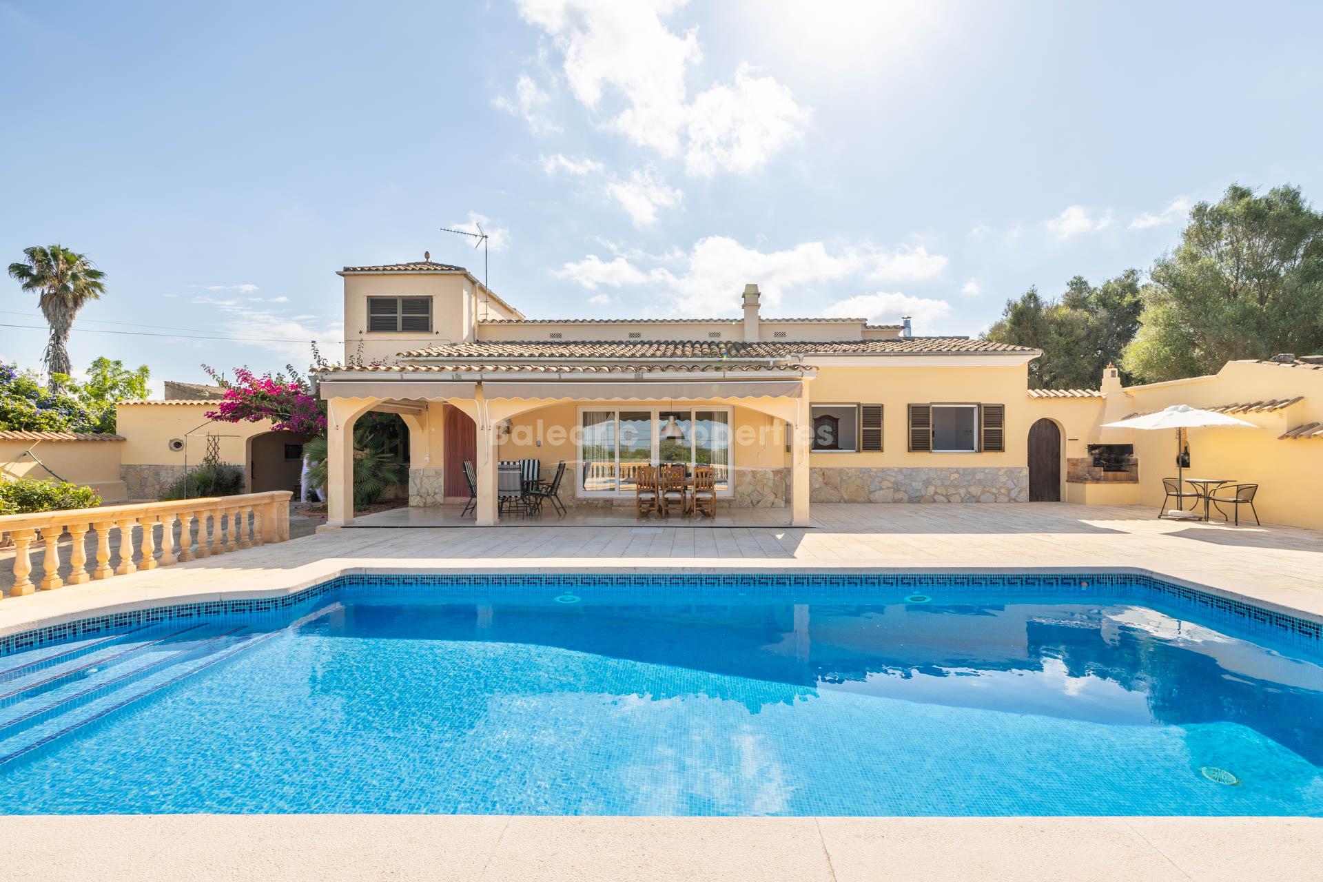 Delightful rural finca with guest apartment for sale in Algaida, Mallorca