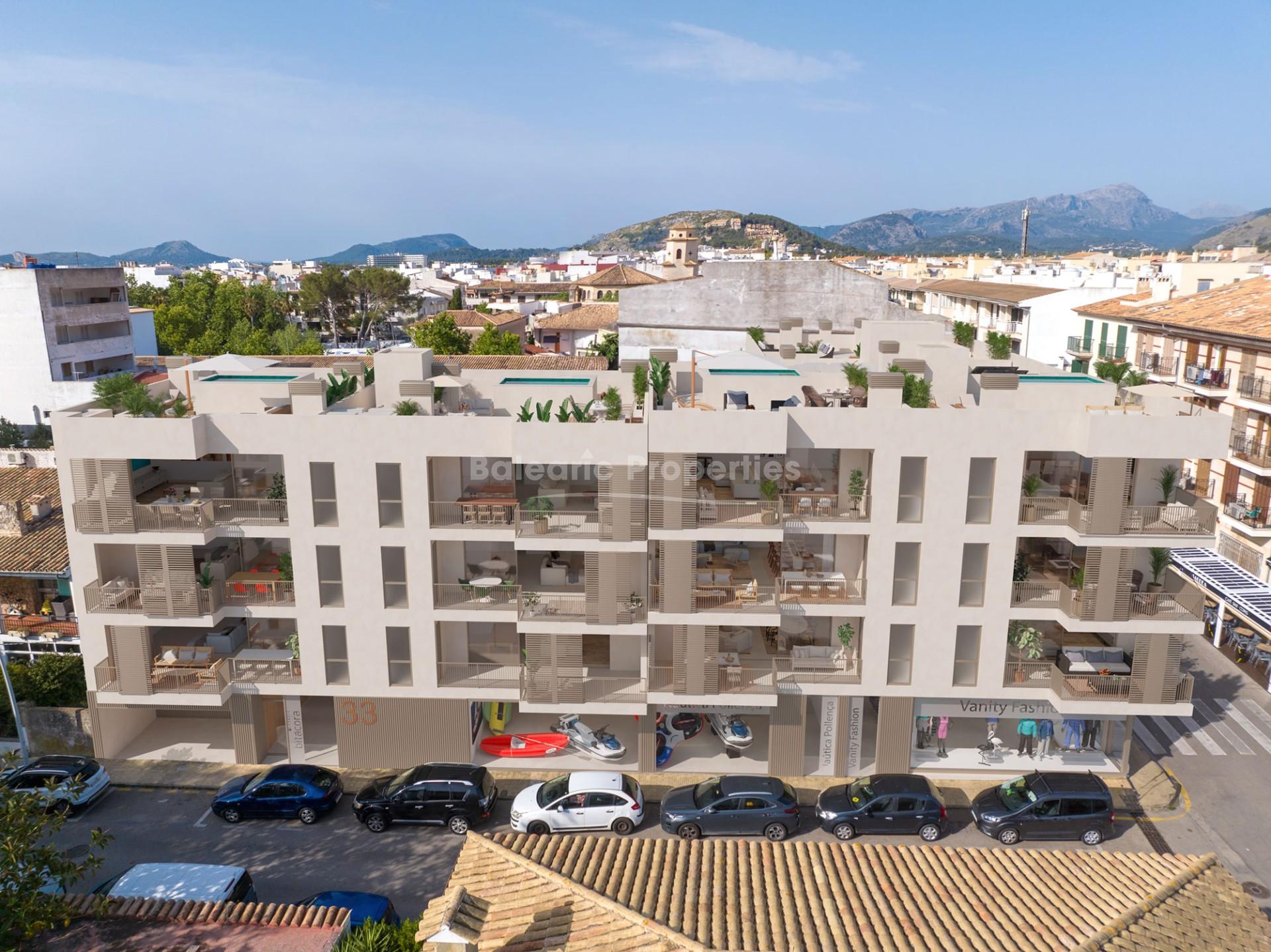 Nueva promoción de apartamentos en venta cerca de la playa en Puerto Pollensa, Mallorca