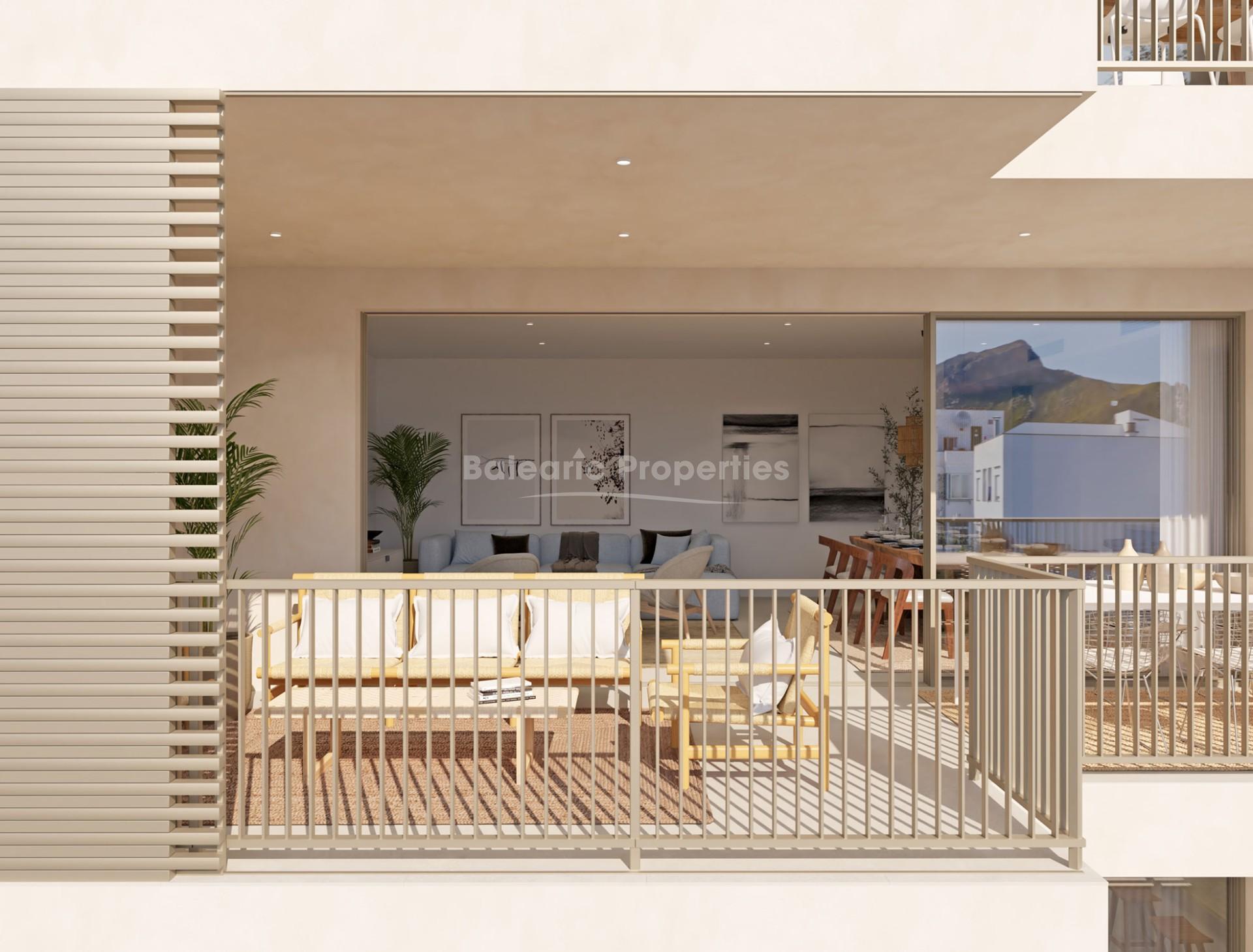 Brand new apartments for sale in Puerto Pollensa, Mallorca