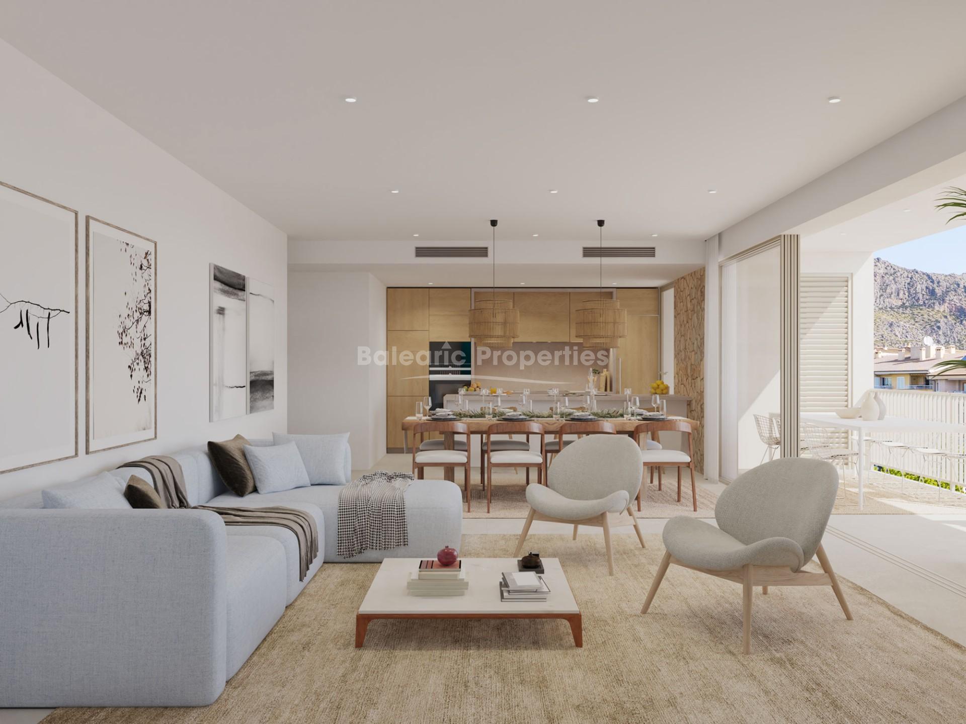 Development of new apartments for sale in Puerto Pollensa, Mallorca