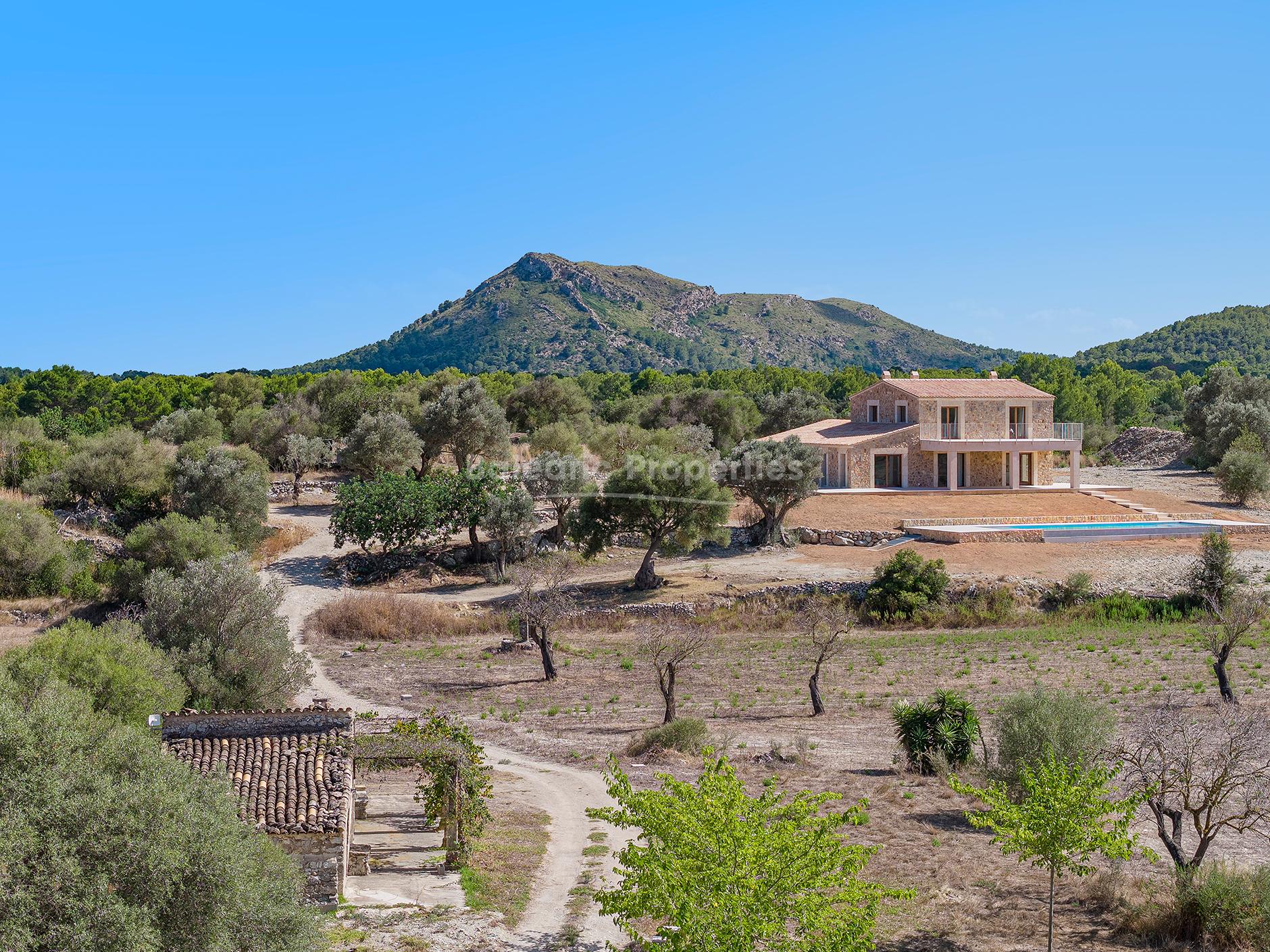 Stunning BRAND NEW country home for sale in Pollensa, North Mallorca