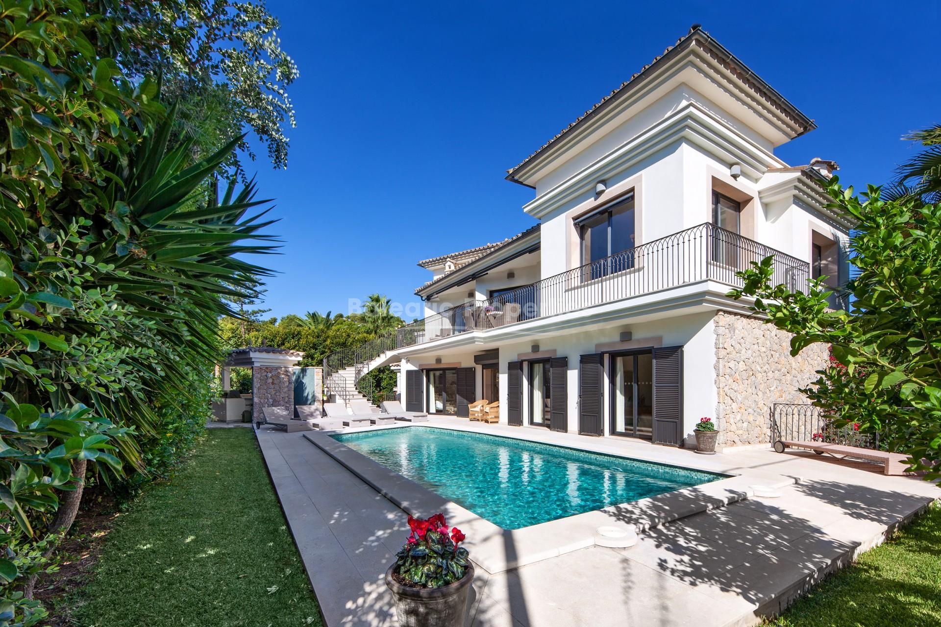 Exceptional villa for sale close to the marina in Puerto Andratx, Mallorca