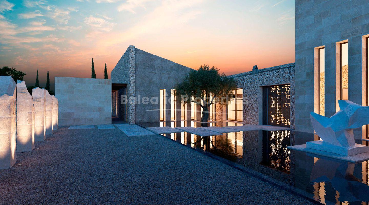 Exceptional country villa project with license for sale in Montuïri, Mallorca