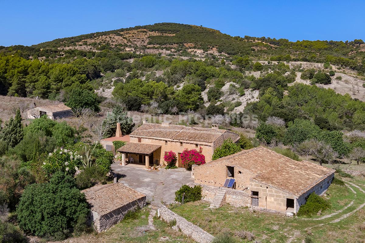Mallorcan estate with 50 hectares of land for sale in Sant Llorenc, Mallorca