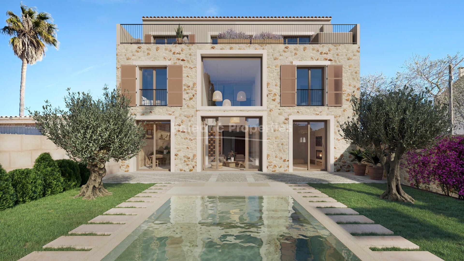 Casa de pueblo en construccion a la venta en Santanyi, Mallorca este