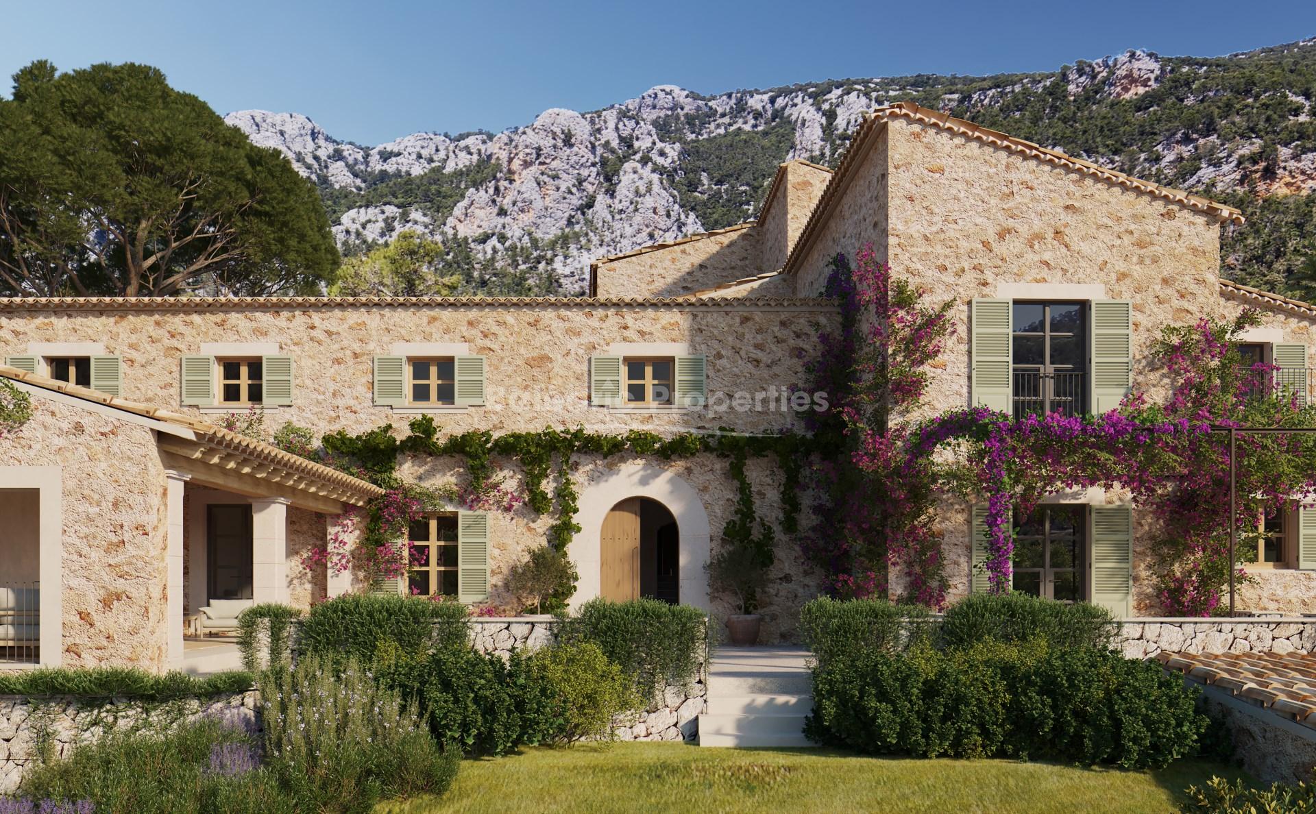 Historisches Landgut zum Renovieren kaufen in Orient, Mallorca