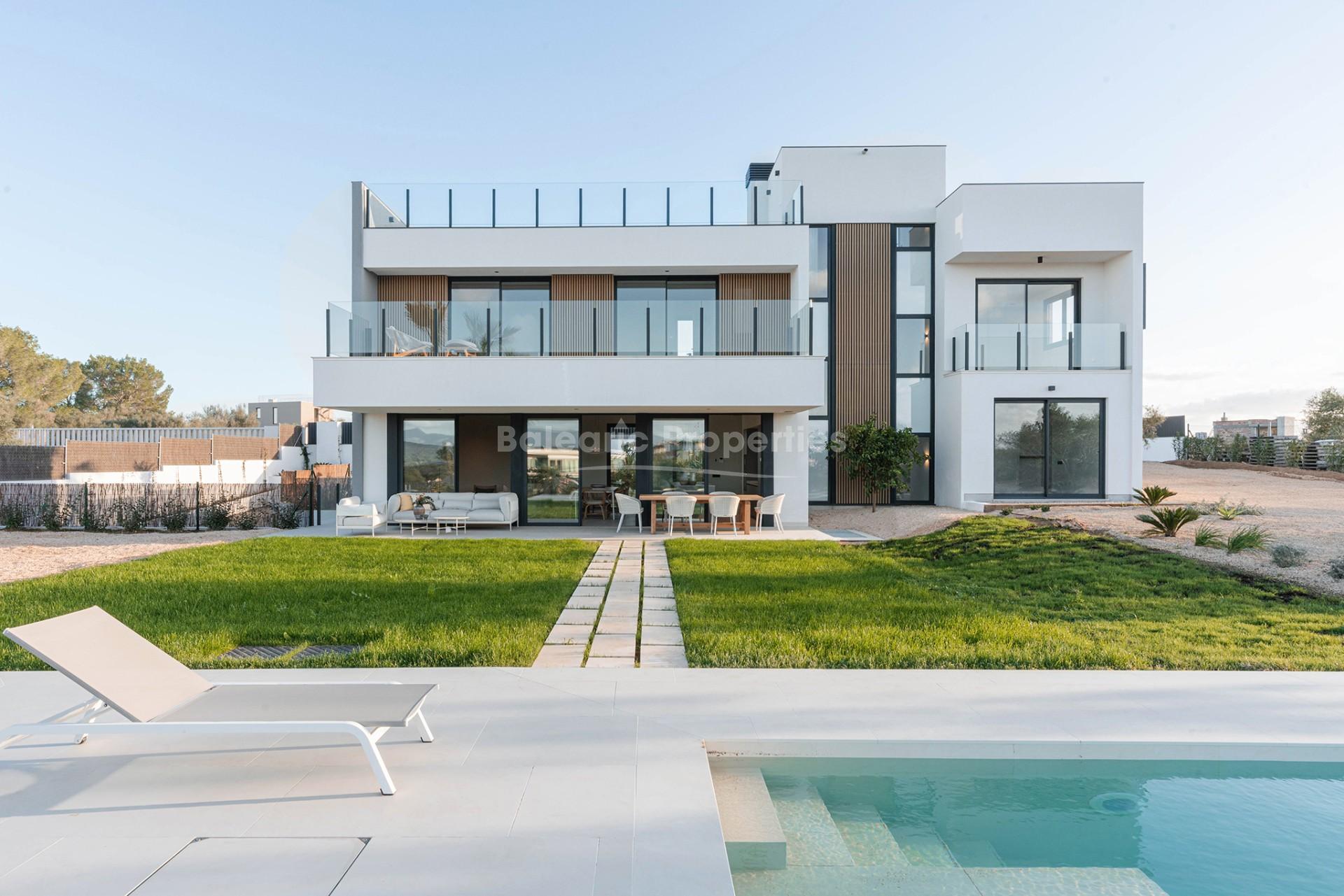 Brandneue Villa mit Panoramablick kaufen in Son Gual, Palma de Mallorca