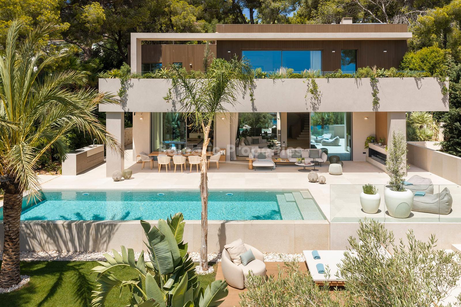 Villa nueva de lujo a la venta en Santa Ponsa, suroeste Mallorca 