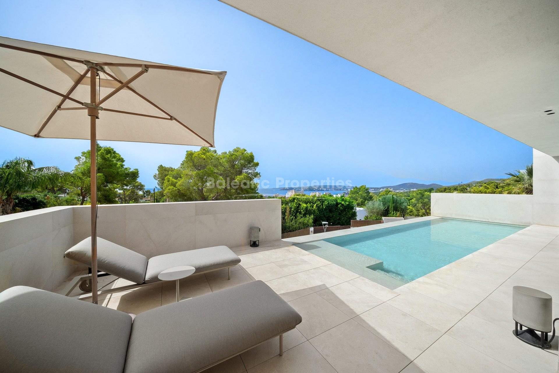 Villa moderna con vistas al mar en venta en Portals Nous, suroeste de Mallorca