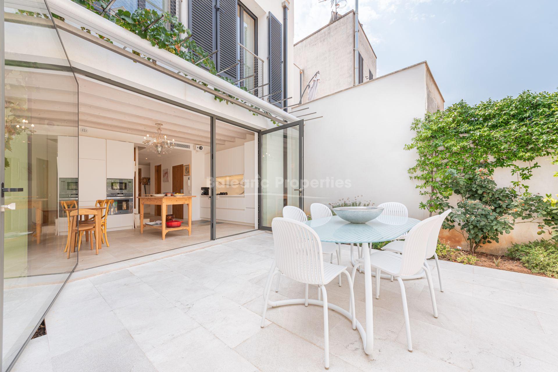 Sustainable designer home for sale in the heart of Pollença, north Mallorca