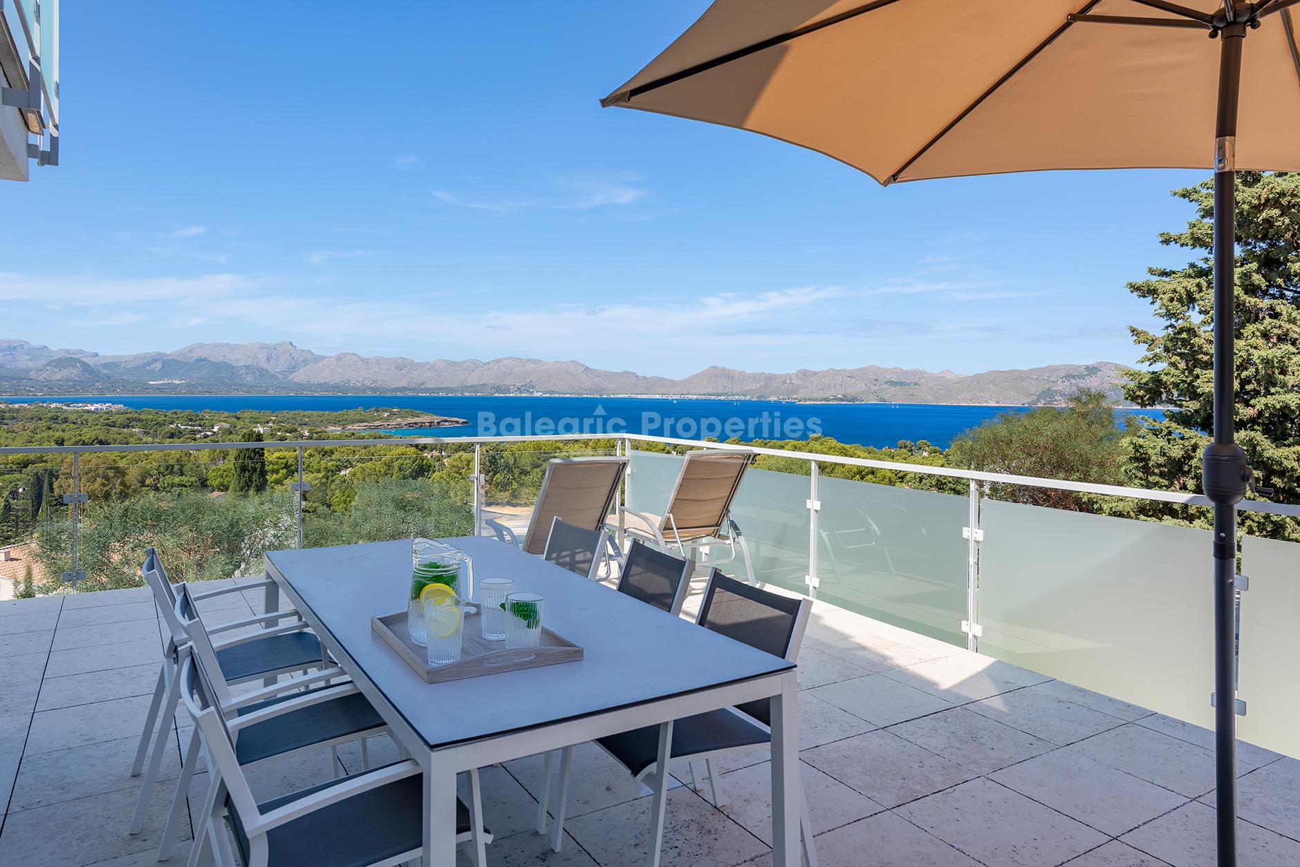 Modern Villa With Stunning Sea Views For Sale In Bonaire North Mallorca
