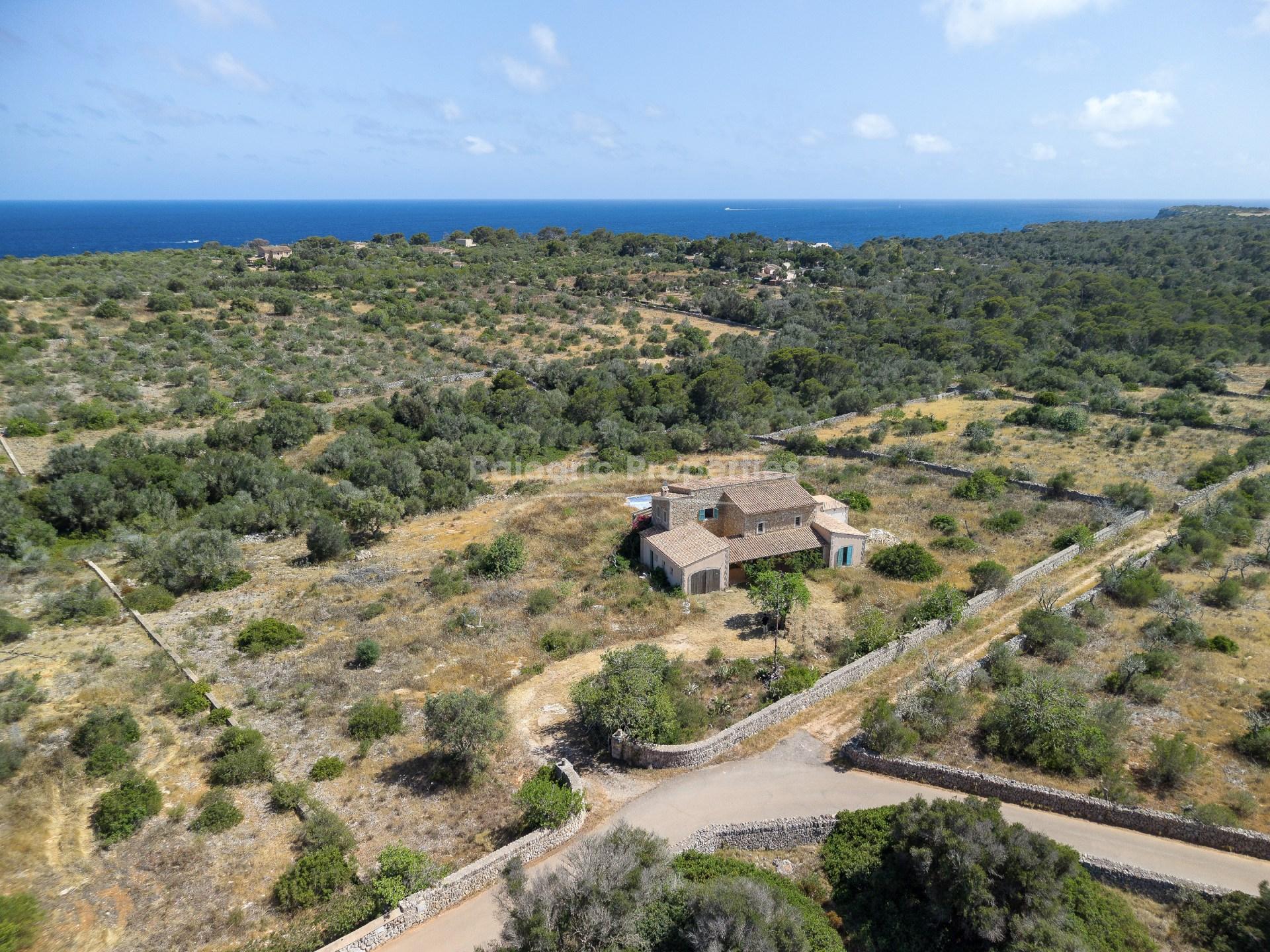 Finca sin terminar en venta cerca de Cala Llombards, sureste de Mallorca