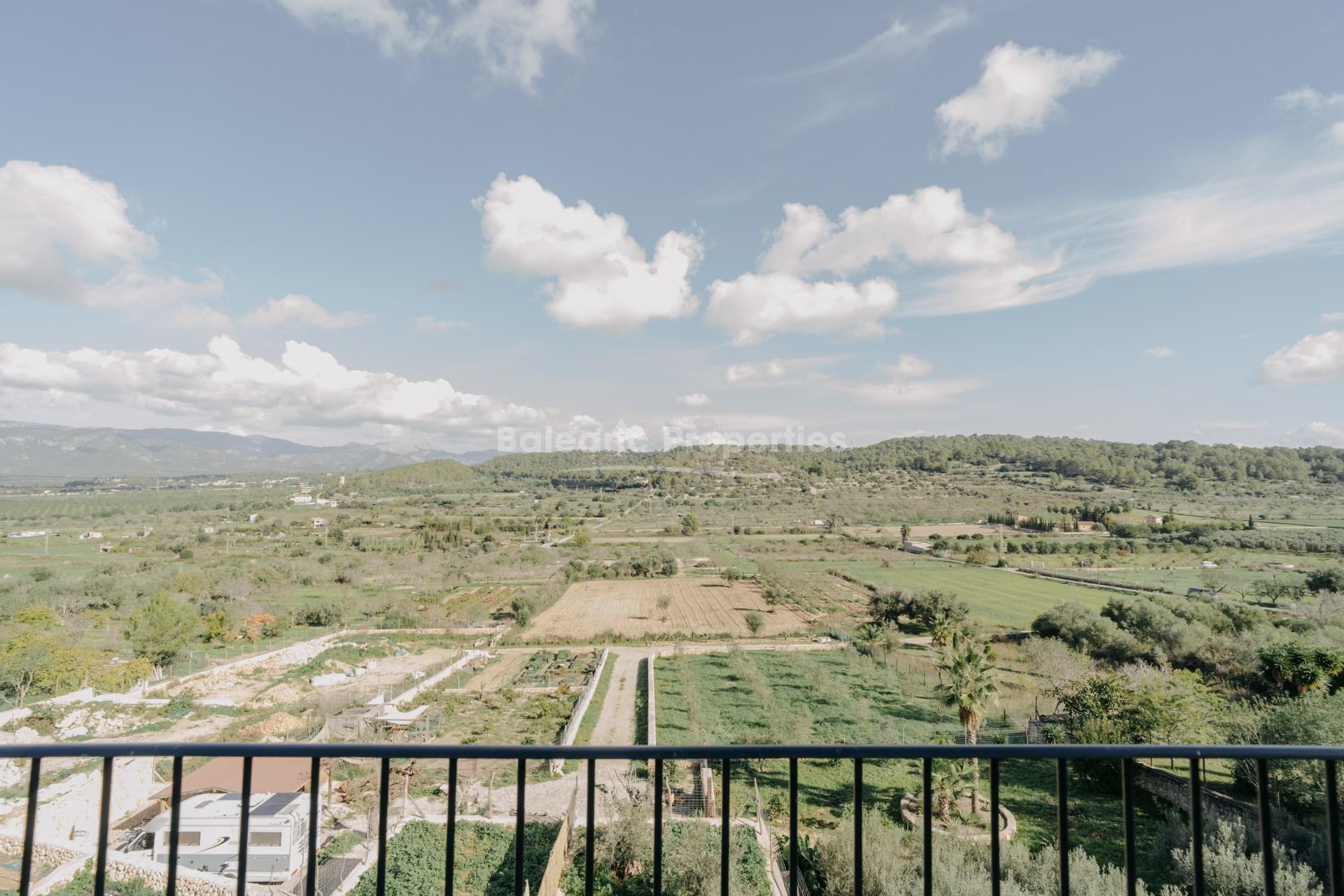 Exklusives Dorfhaus mit atemberaubender Aussicht zum Verkauf in Marratxí, Mallorca