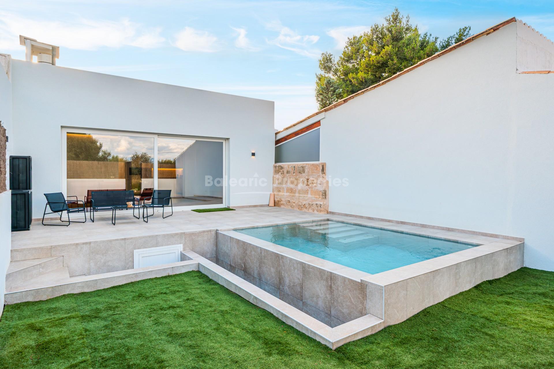 Stilvolles, modernes Doppelhaus mit Pool in La Vileta, Palma