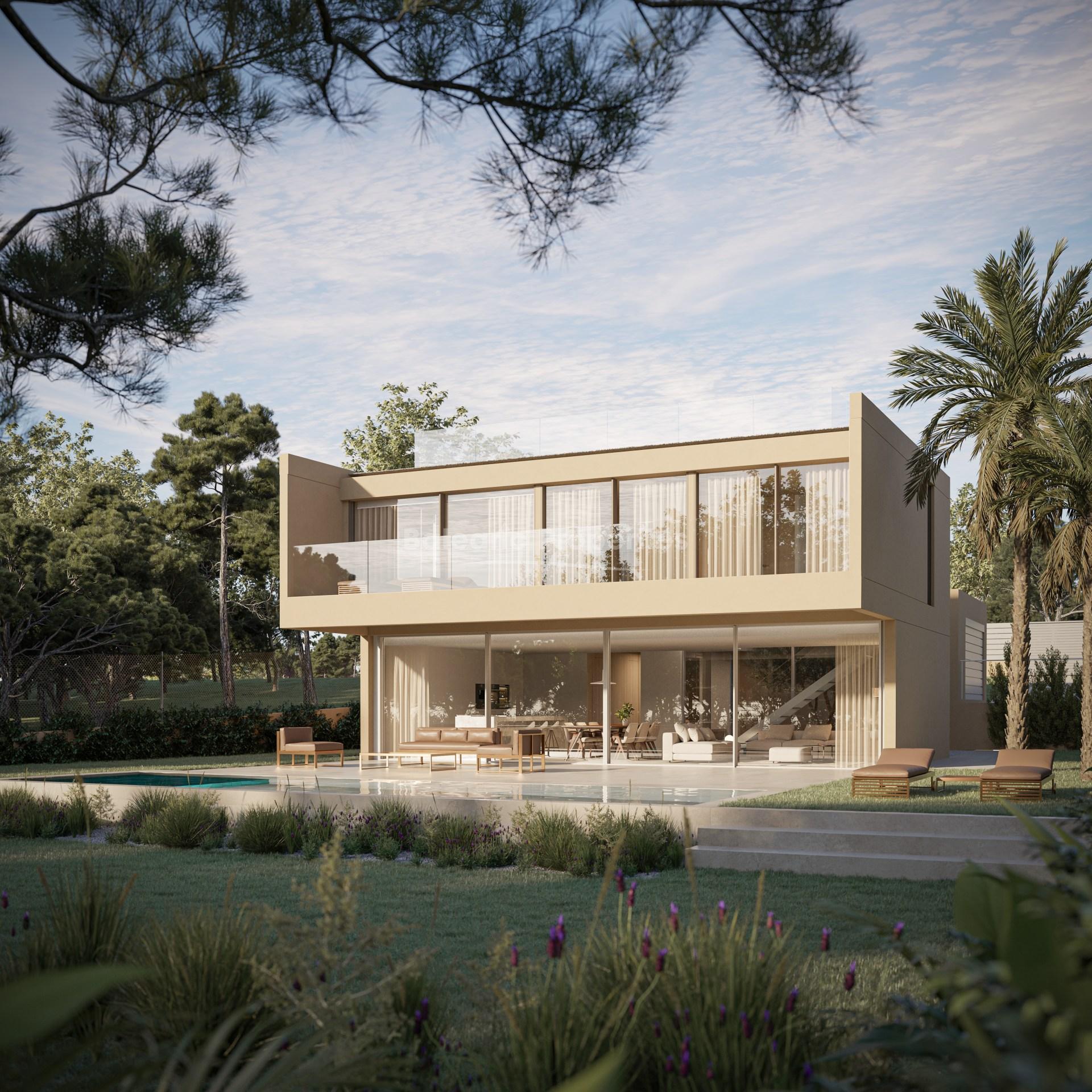 Villa de nueva construcción con vistas al mar en venta en Sa Torre, Llucmajor, sur de Mallorca