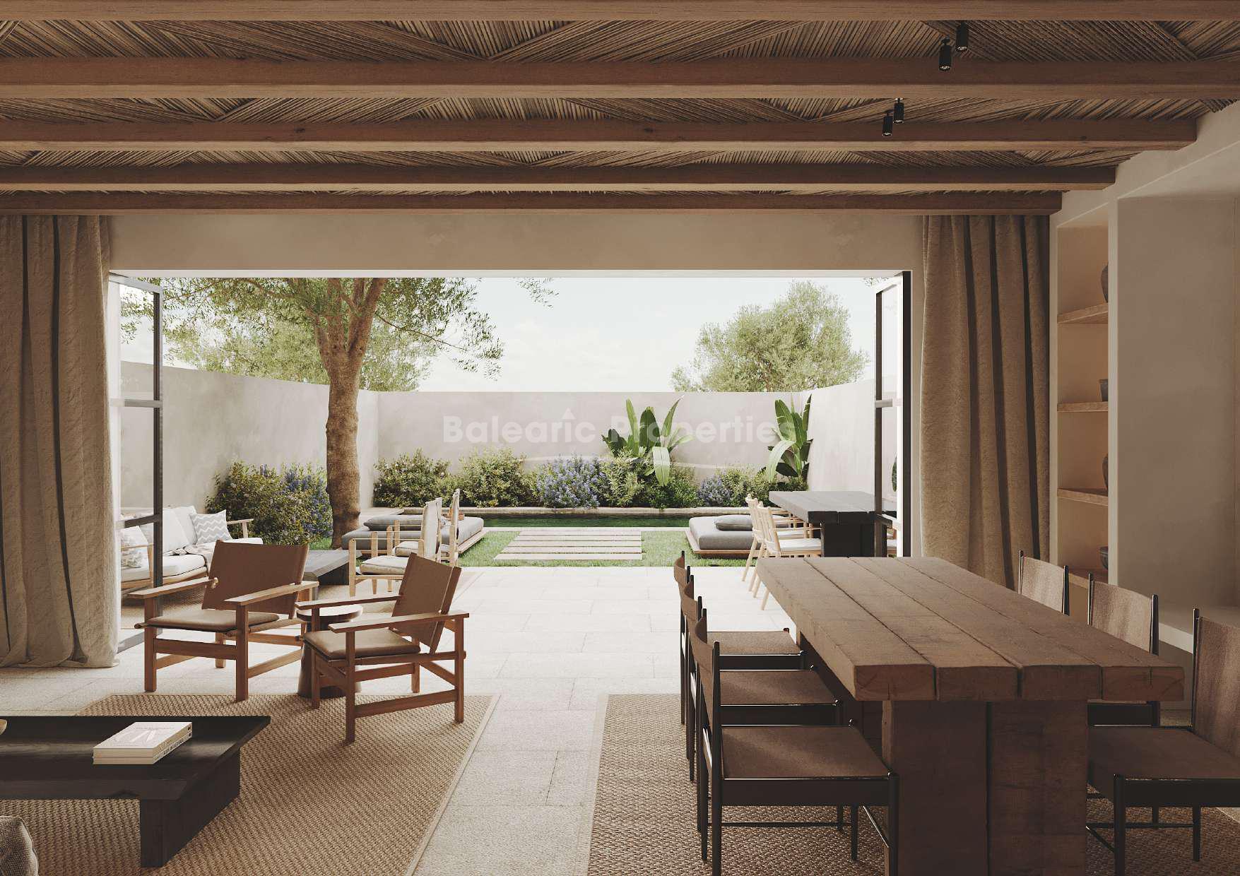 Luxuriöse Neubau-Stadthäuser kaufen mit privatem Pool in El Molinar, Palma, Mallorca