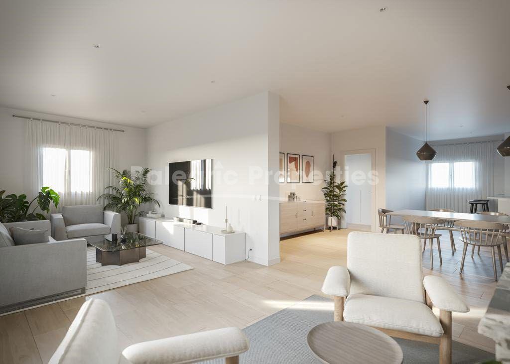 Proyecto de renovación de ático en venta en el casco antiguo de Palma, Mallorca