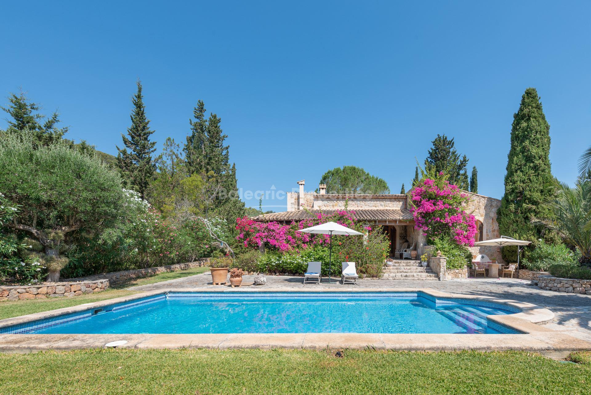 Stunning villa for rent in Crestatx, Pollensa north Mallorca