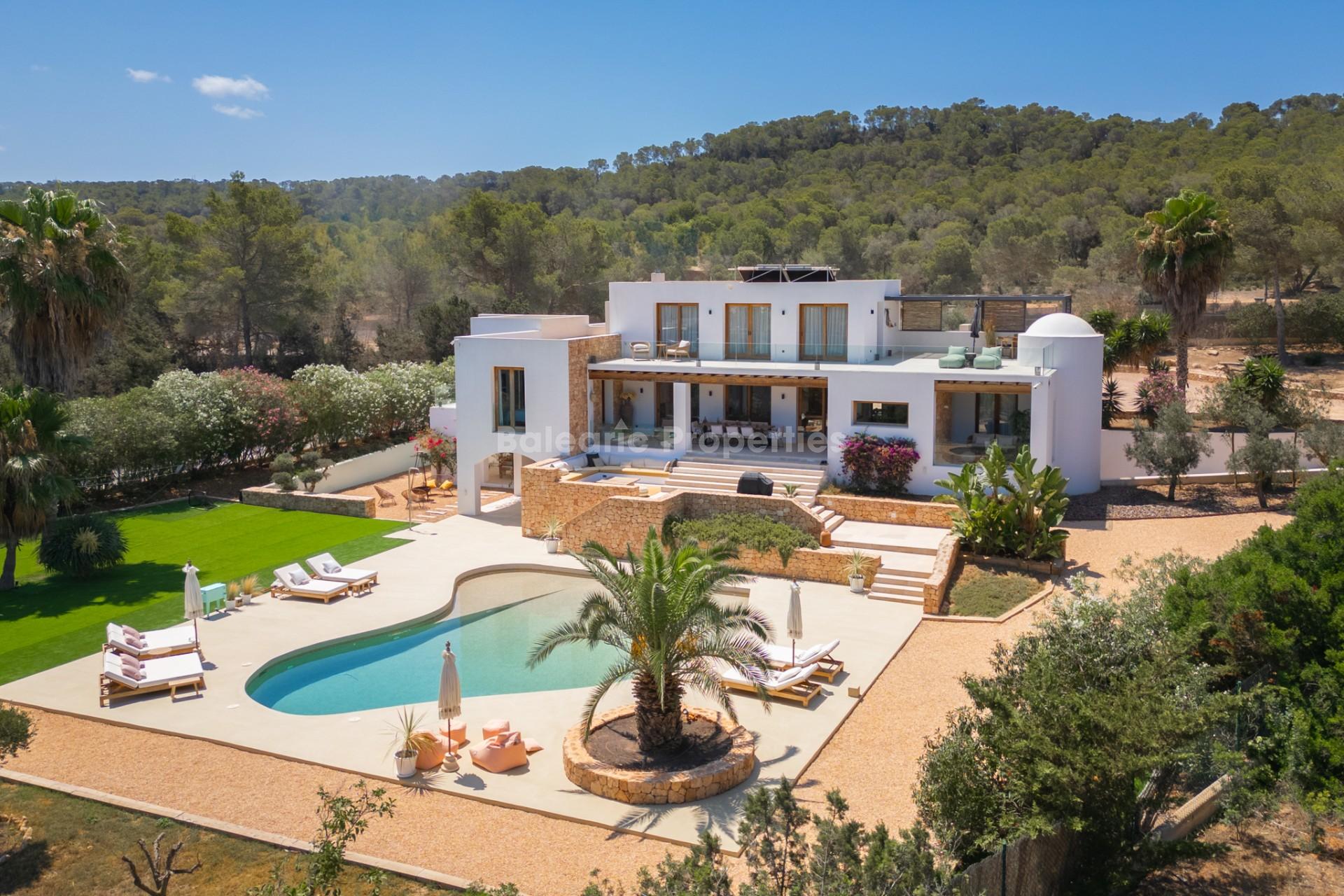 Exceptional sea view villa for sale near Cala Bassa and Cala Conta, Ibiza