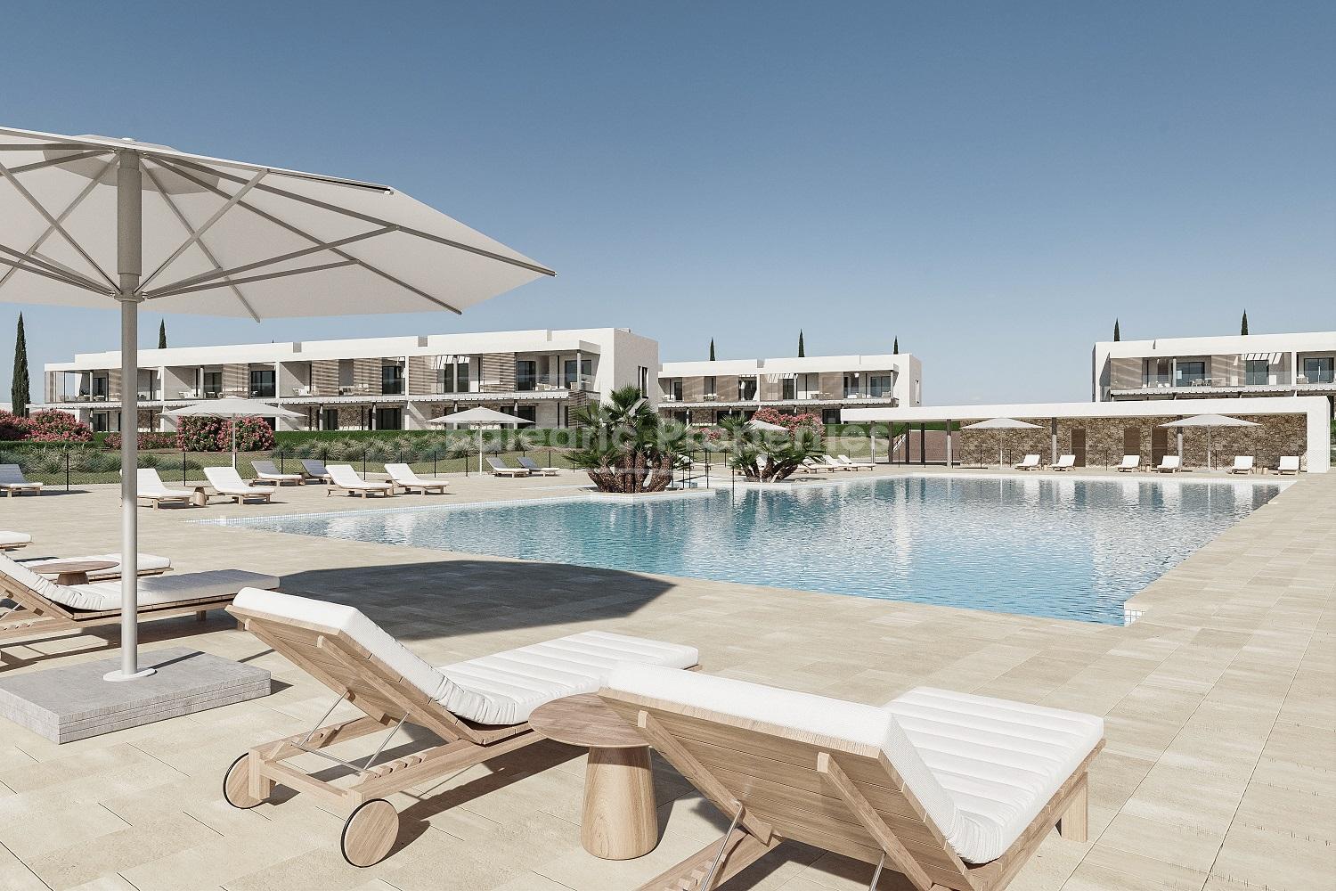 Ausgezeichnetes Neubau-Penthouse mit Dachterrasse kaufen in Es Trenc, Mallorca