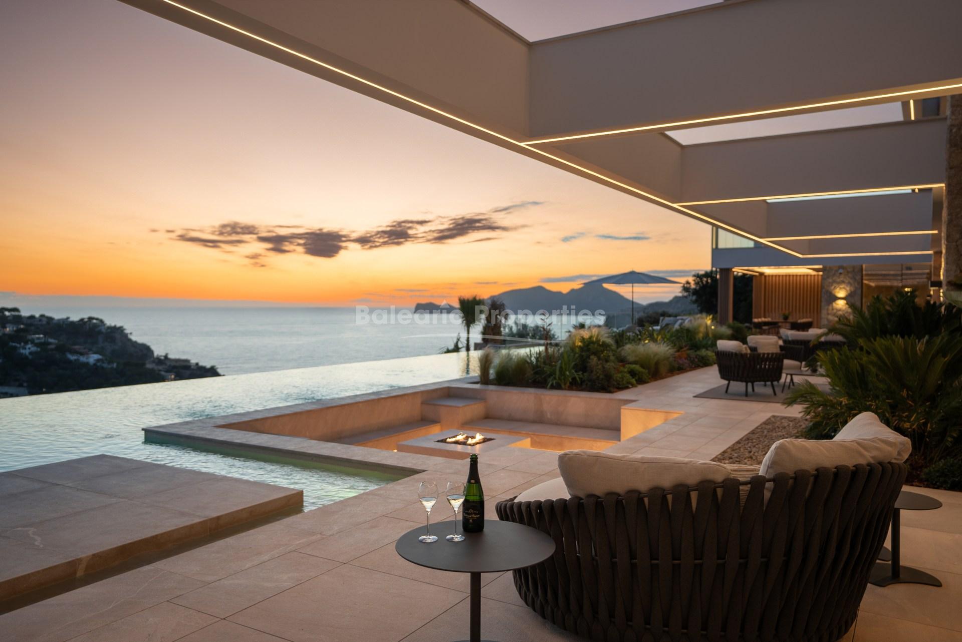 Iconic sea view villa for sale in Puerto Andratx, Southwest Mallorca