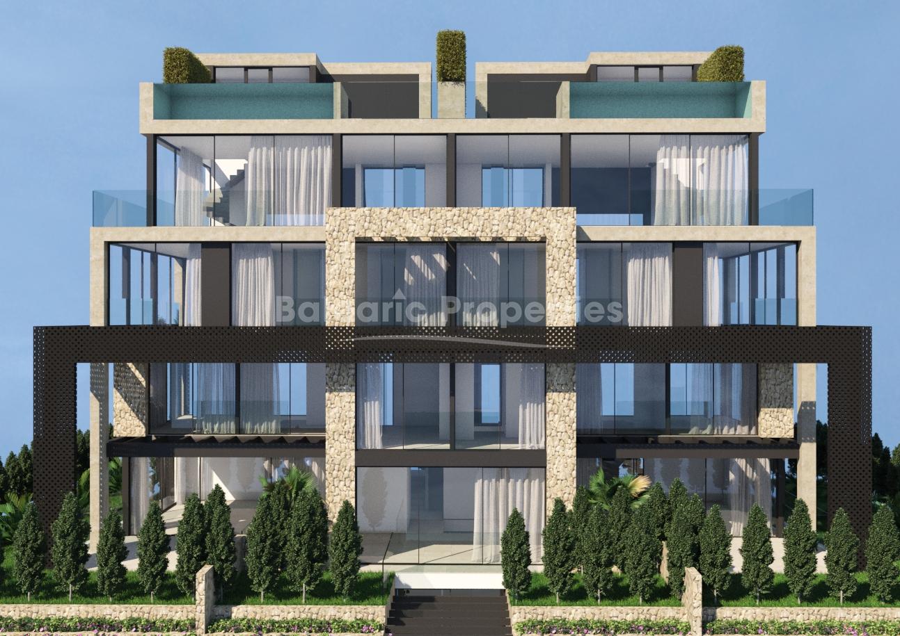 Sea View Triplex Penthouse with Private Pool for Sale in Palma, Mallorca