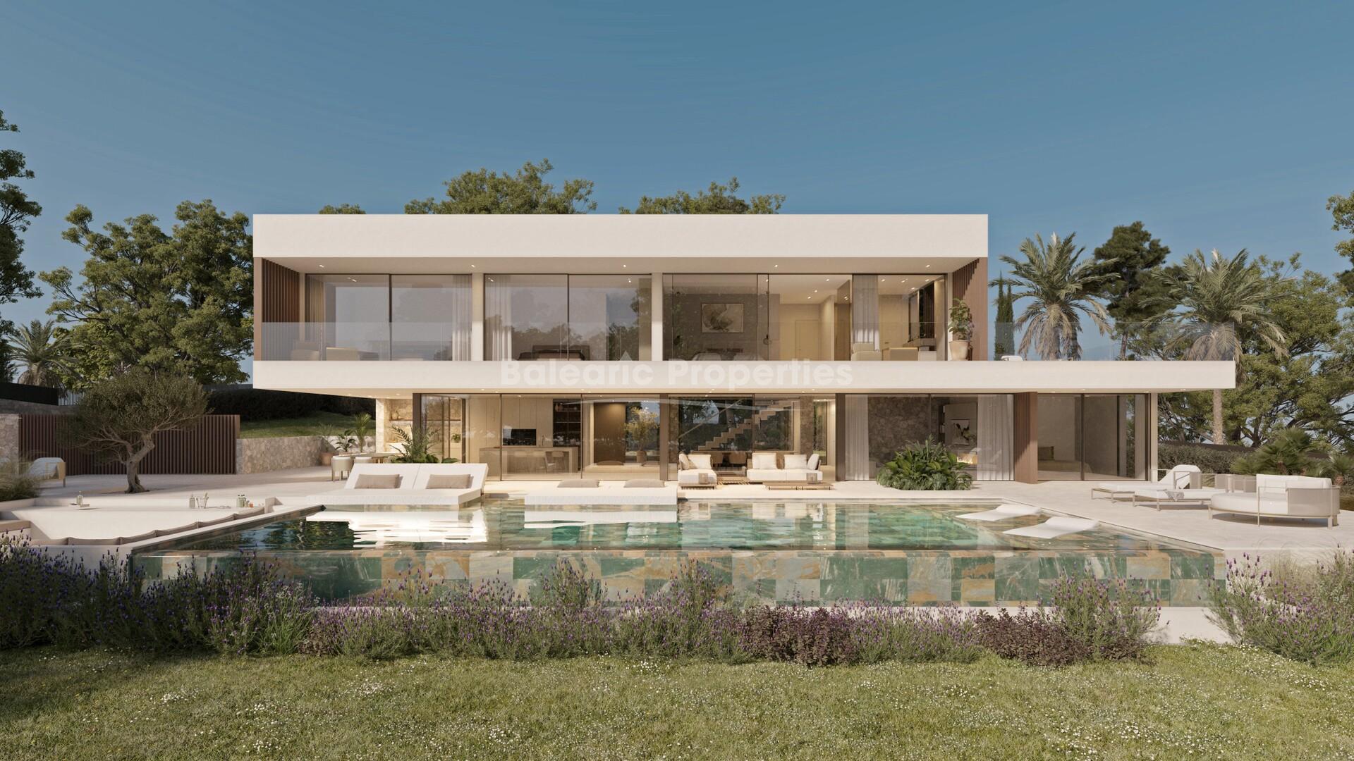 Contemporary villa for sale in the peaceful area near Bunyola, West Mallorca