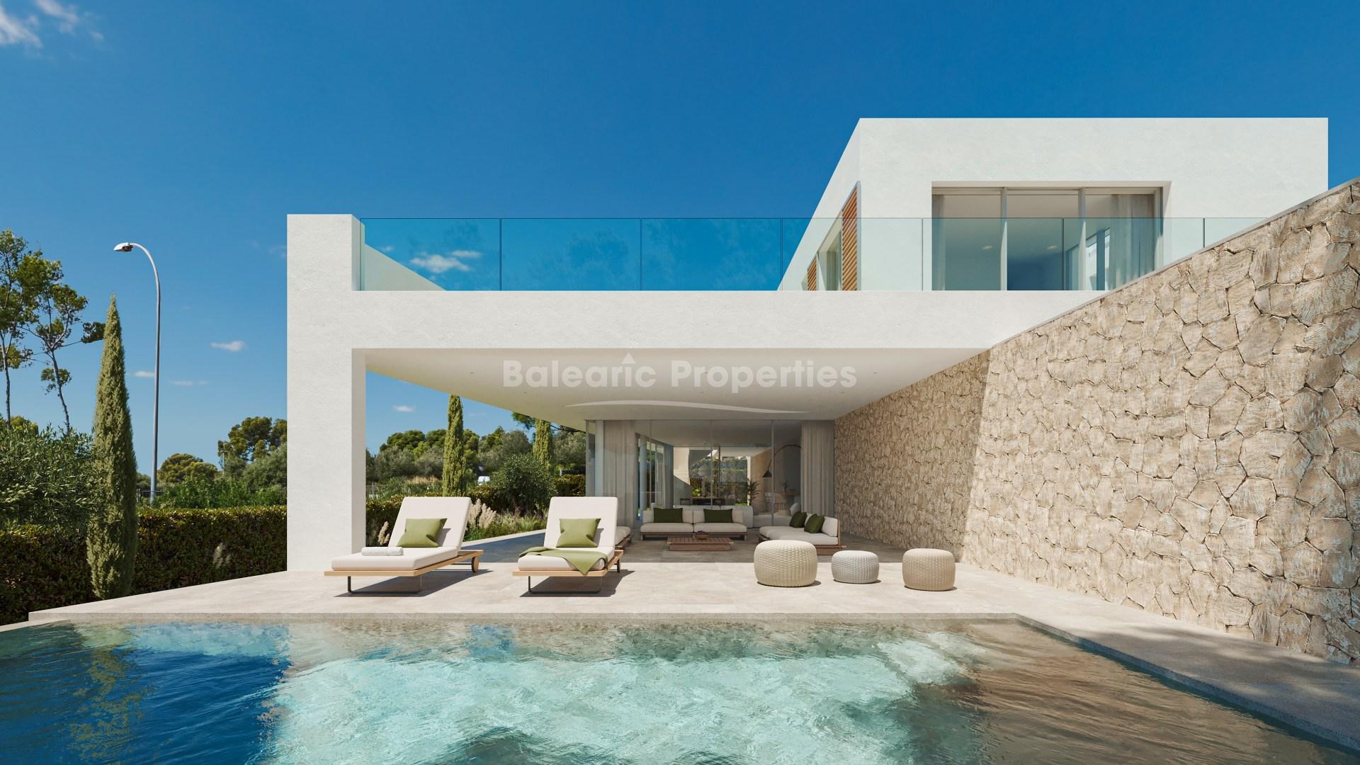 Newly built villa with sea views for sale in Sol de Mallorca, Southwest Mallorca