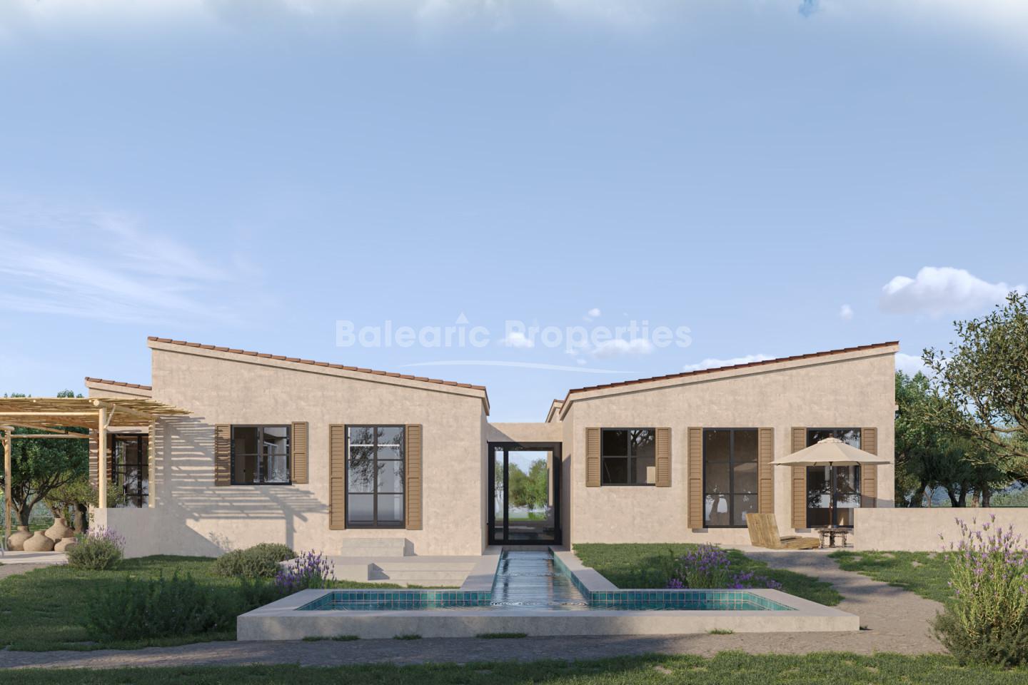 Contemporary country estate for sale between Selva and Campanet, Mallorca