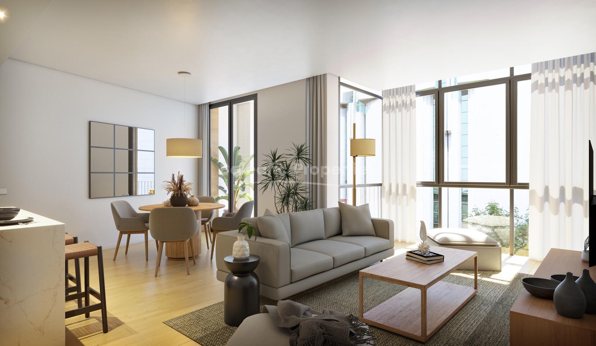 Moderne Wohnung mit Terrasse kaufen in exklusiver Lage in Palma, Mallorca