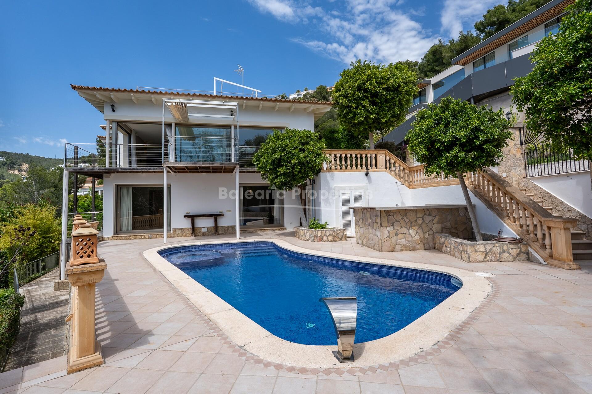 Sea view villa with potential for sale in Costa d’en Blanes, Southwest Mallorca