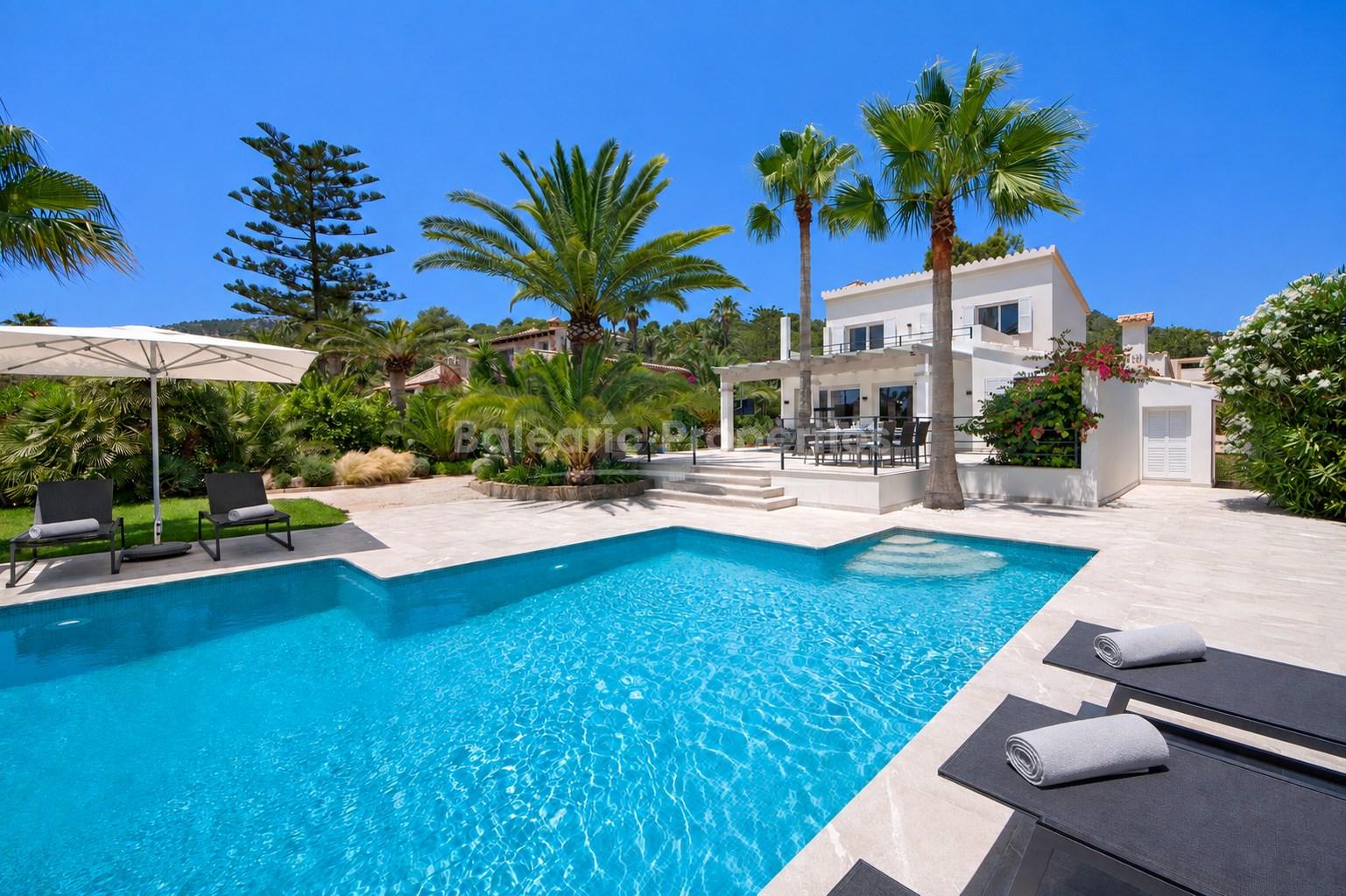 Finca con vistas al mar y licencia de alquiler en venta en Port Andratx, suroeste de Mallorca