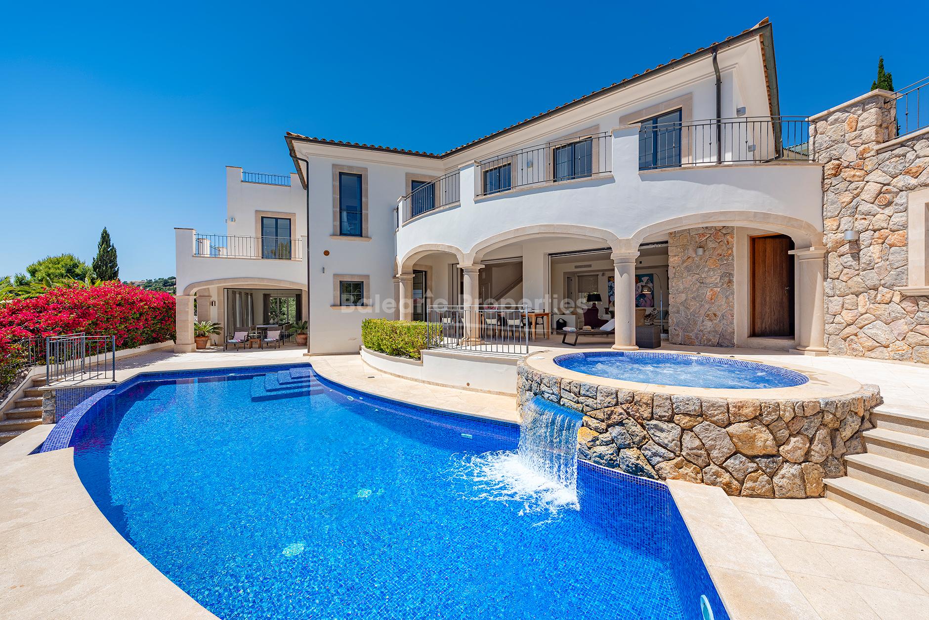 Villa con licencia turística en venta en Puerto Andratx, Suroeste de Mallorca