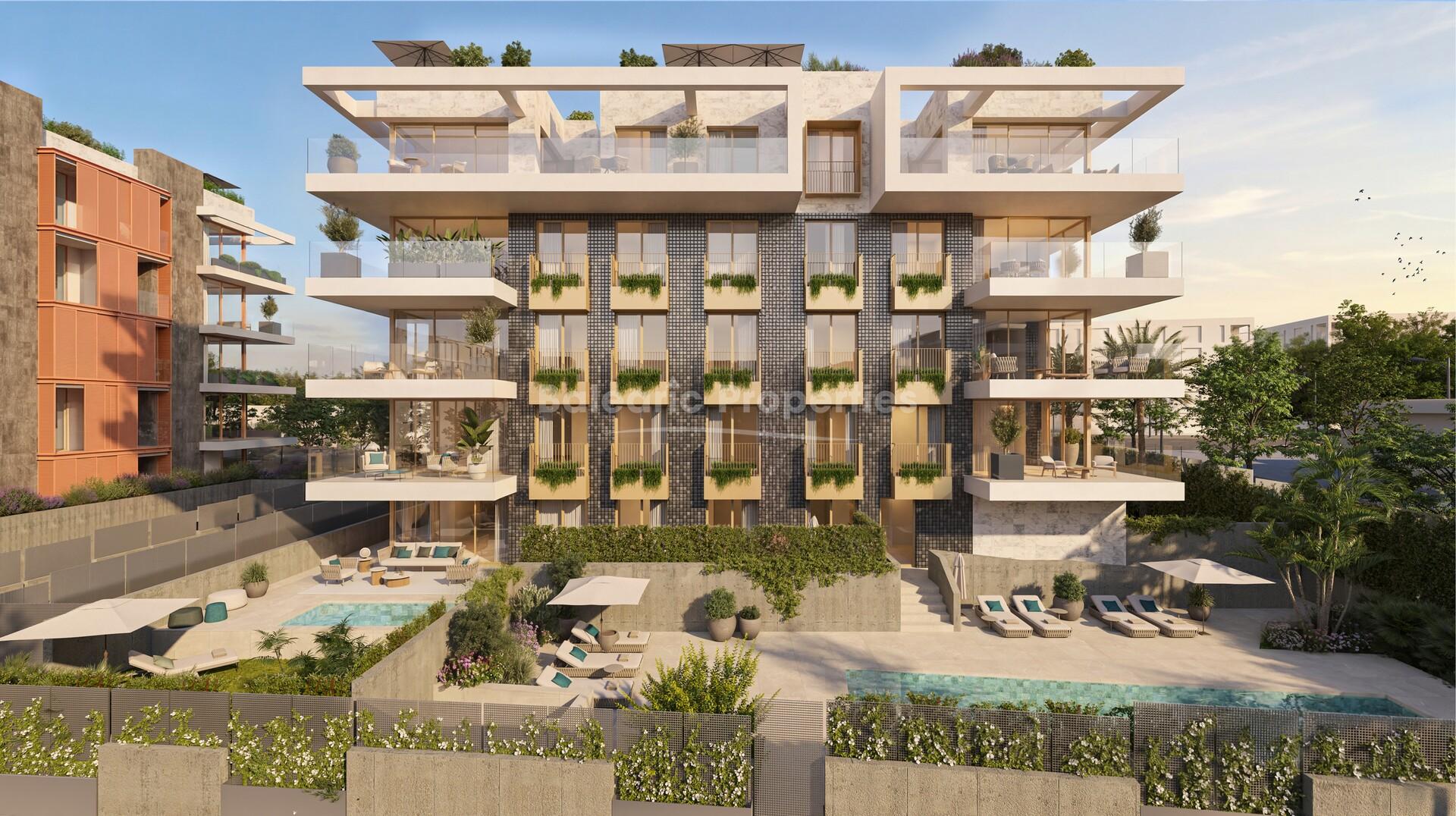 Contemporary garden apartment for sale in Palma de Mallorca 