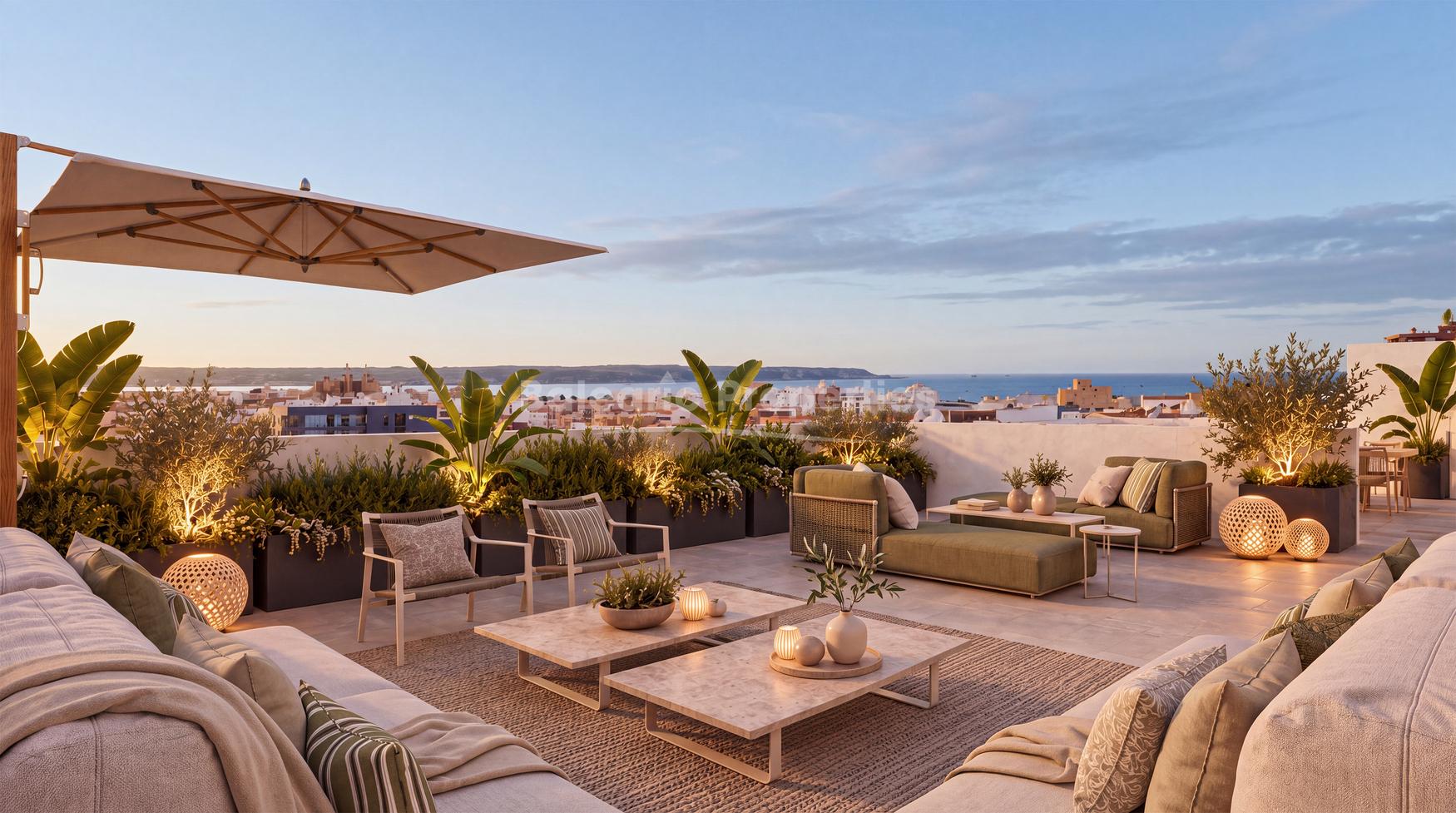 Exclusive newly built penthouse for sale in Palma de Mallorca