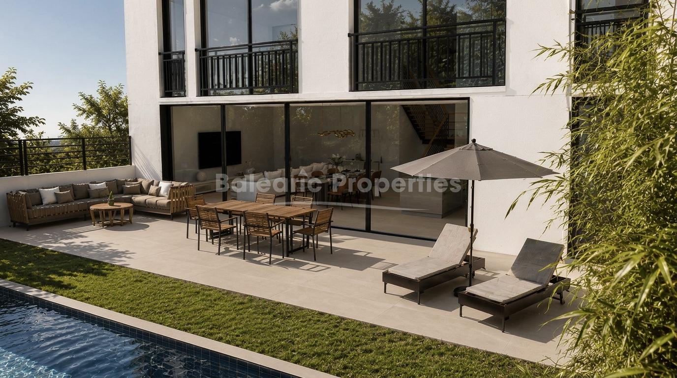 Casa adosada de lujo contemporánea con piscina en venta en Sa Cabaneta, Mallorca Suroeste