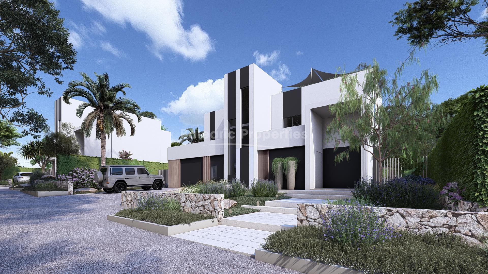 Neu gebaute Luxusvilla nahe dem Meer zum Verkauf in Es Canar, Ibiza